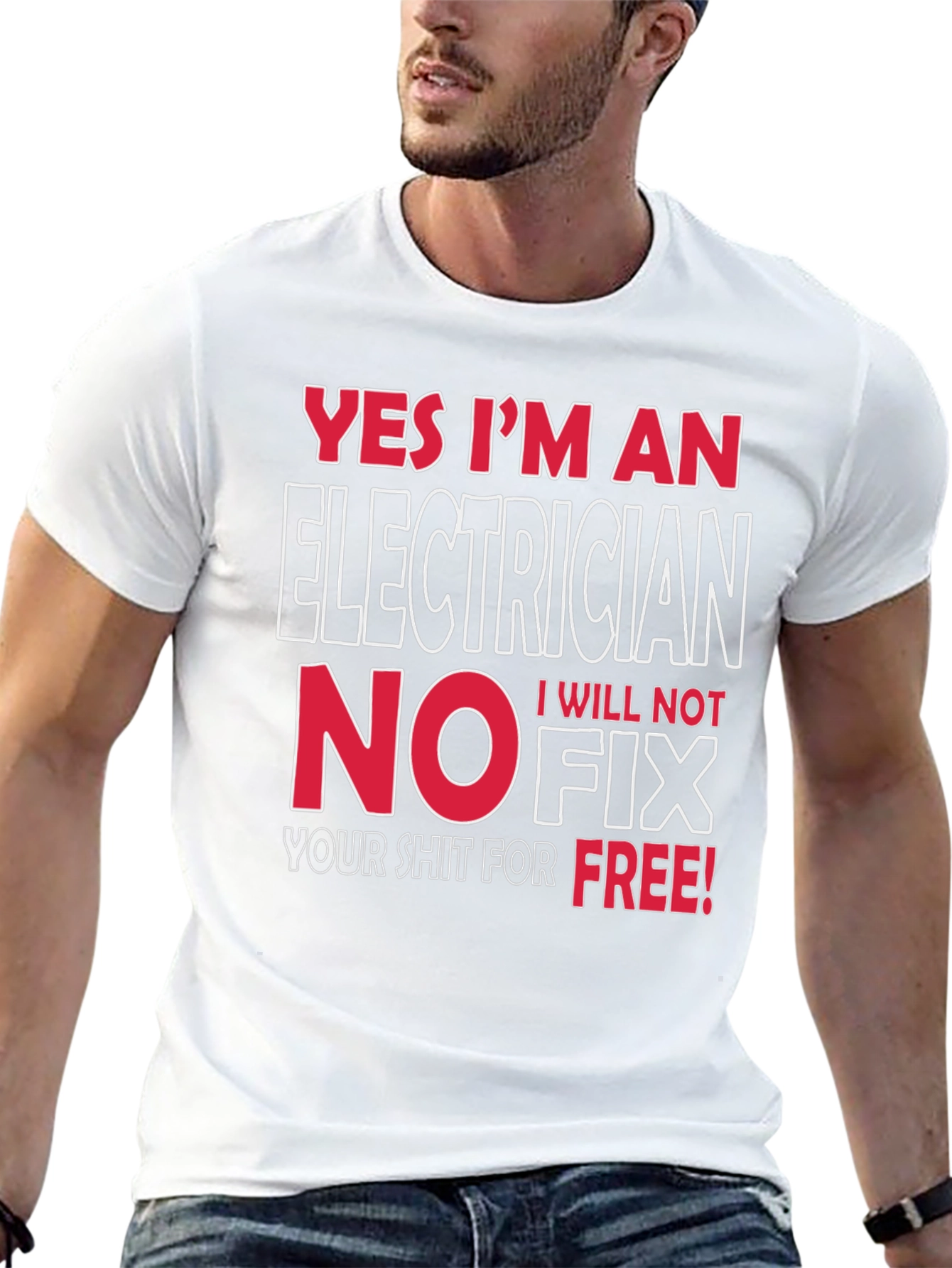Electrician Humor Graphic T-Shirt