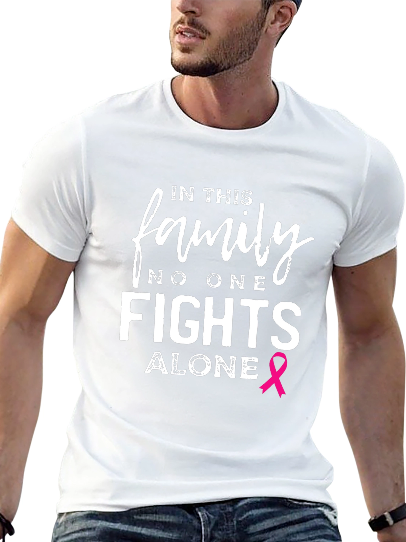 In This Family No One Fights Alone T-Shirt