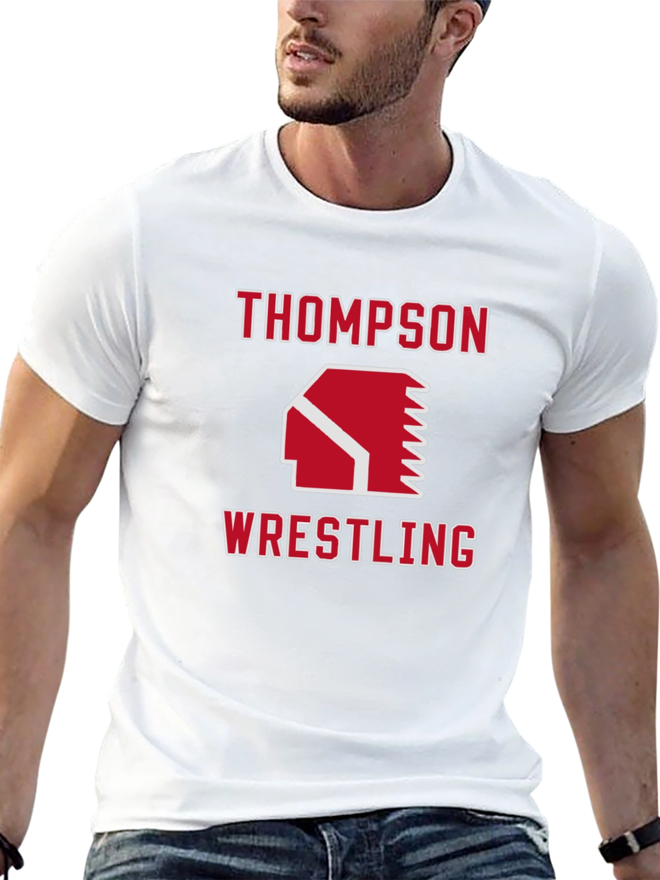 Thompson Wrestling Black T-Shirt