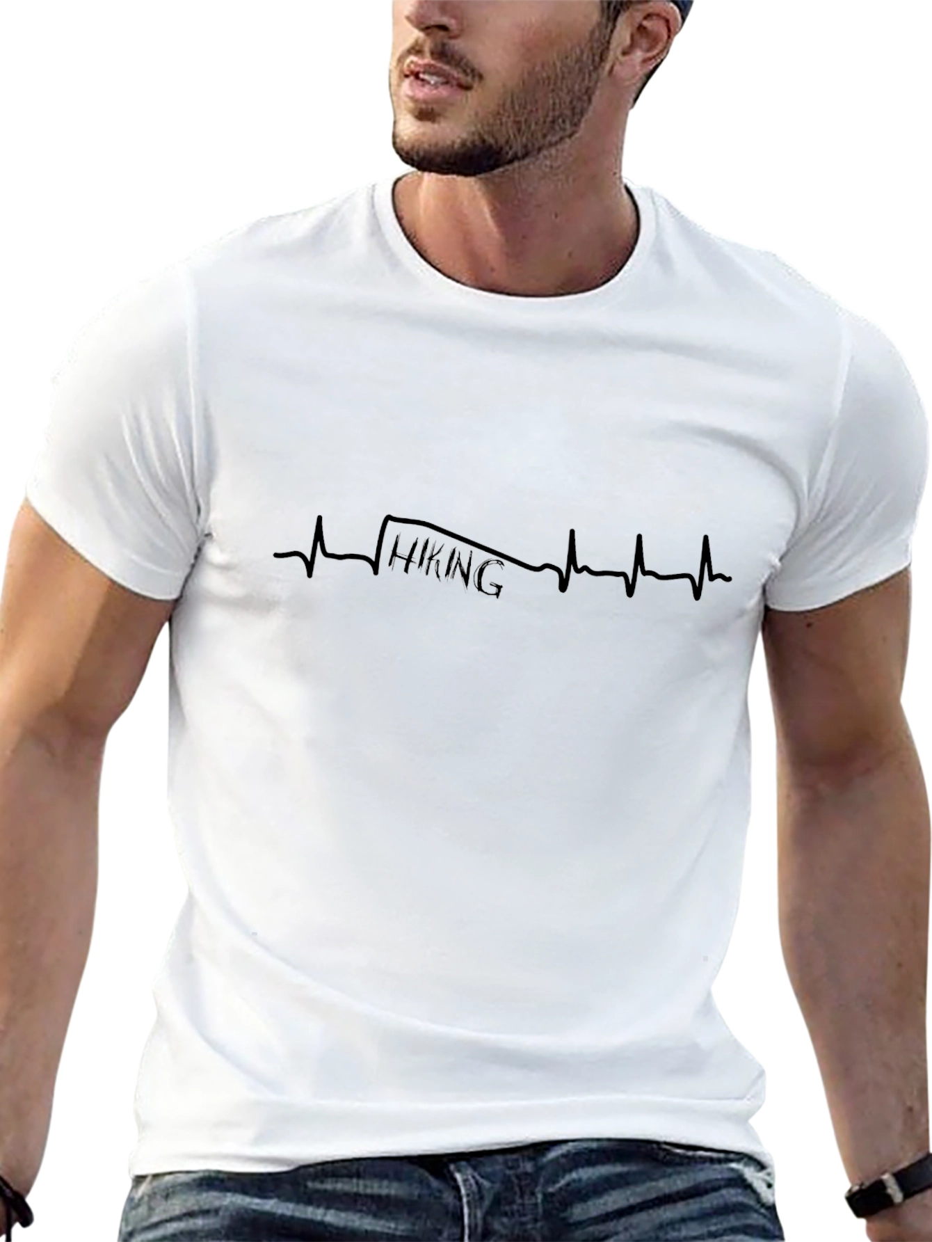 Hiking Heartbeat T-Shirt - Adventure Ready Tee