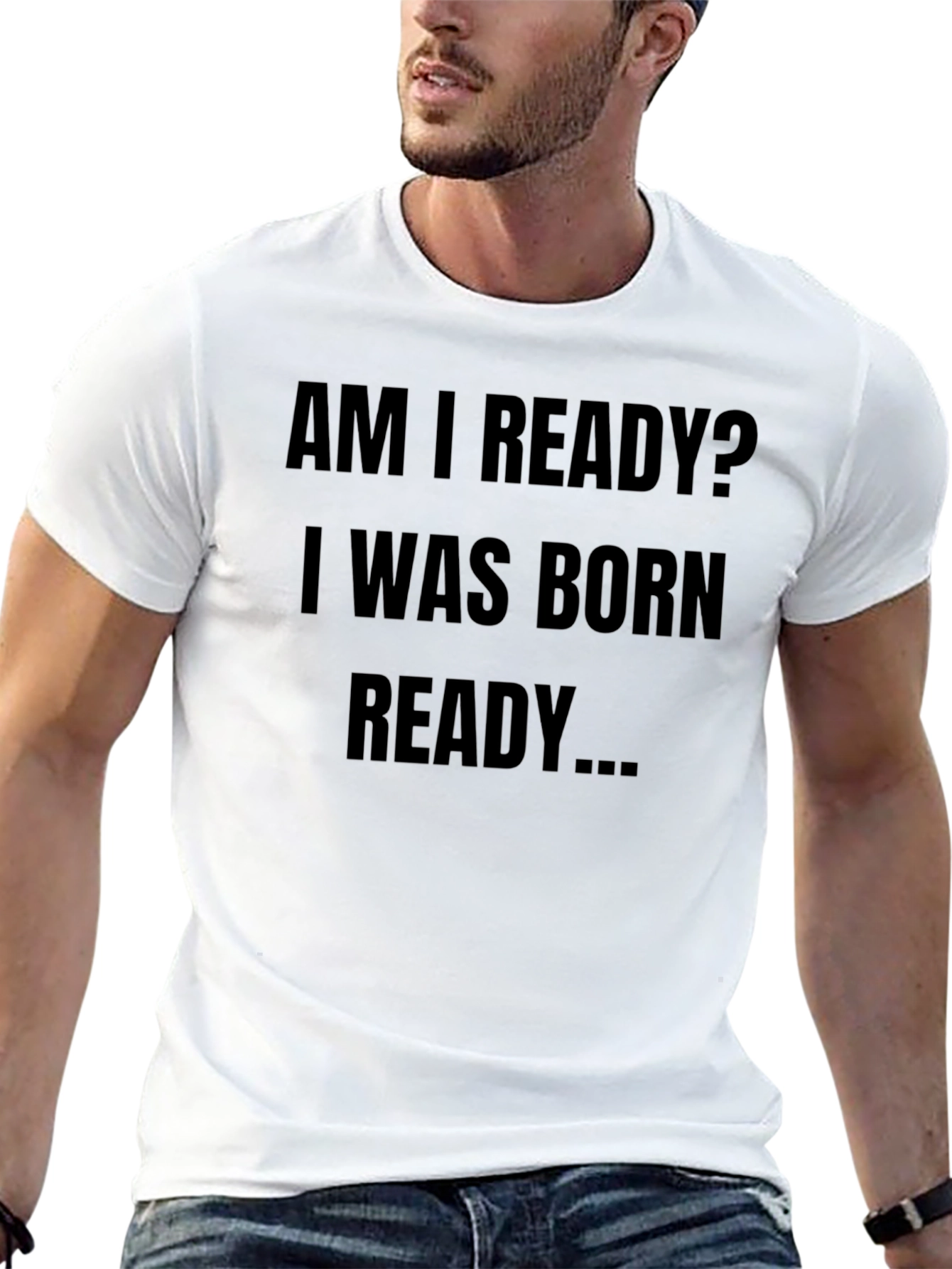 Born Ready Graphic Tee - Black Unisex Shirt