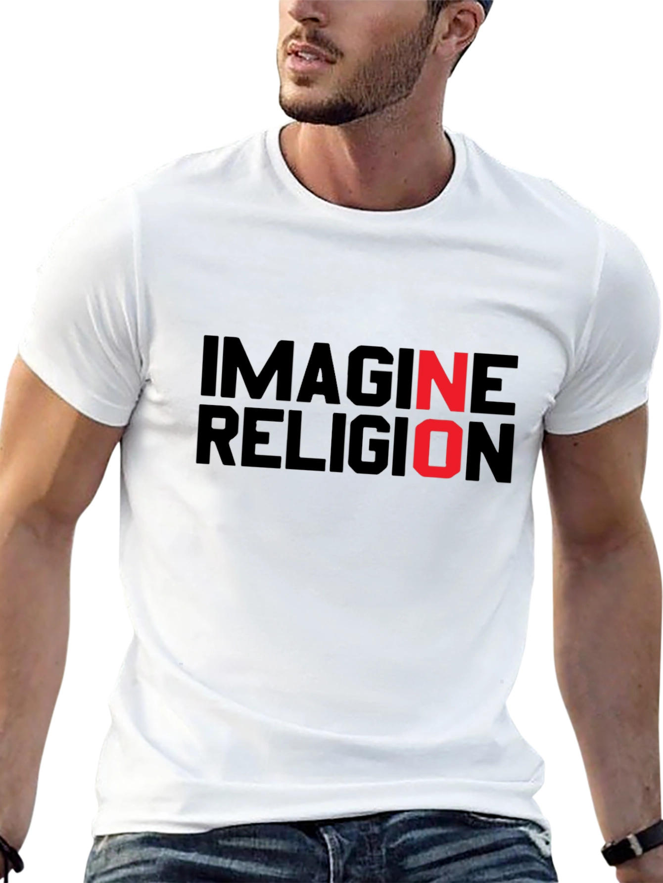 Imagine No Religion T-Shirt - Atheist Pride