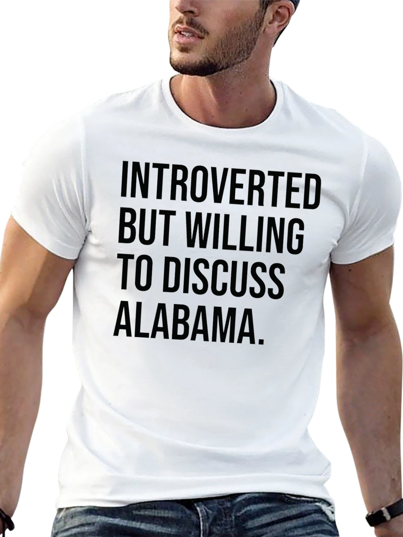 Introverted Alabama T-Shirt - Soft Cotton Tee
