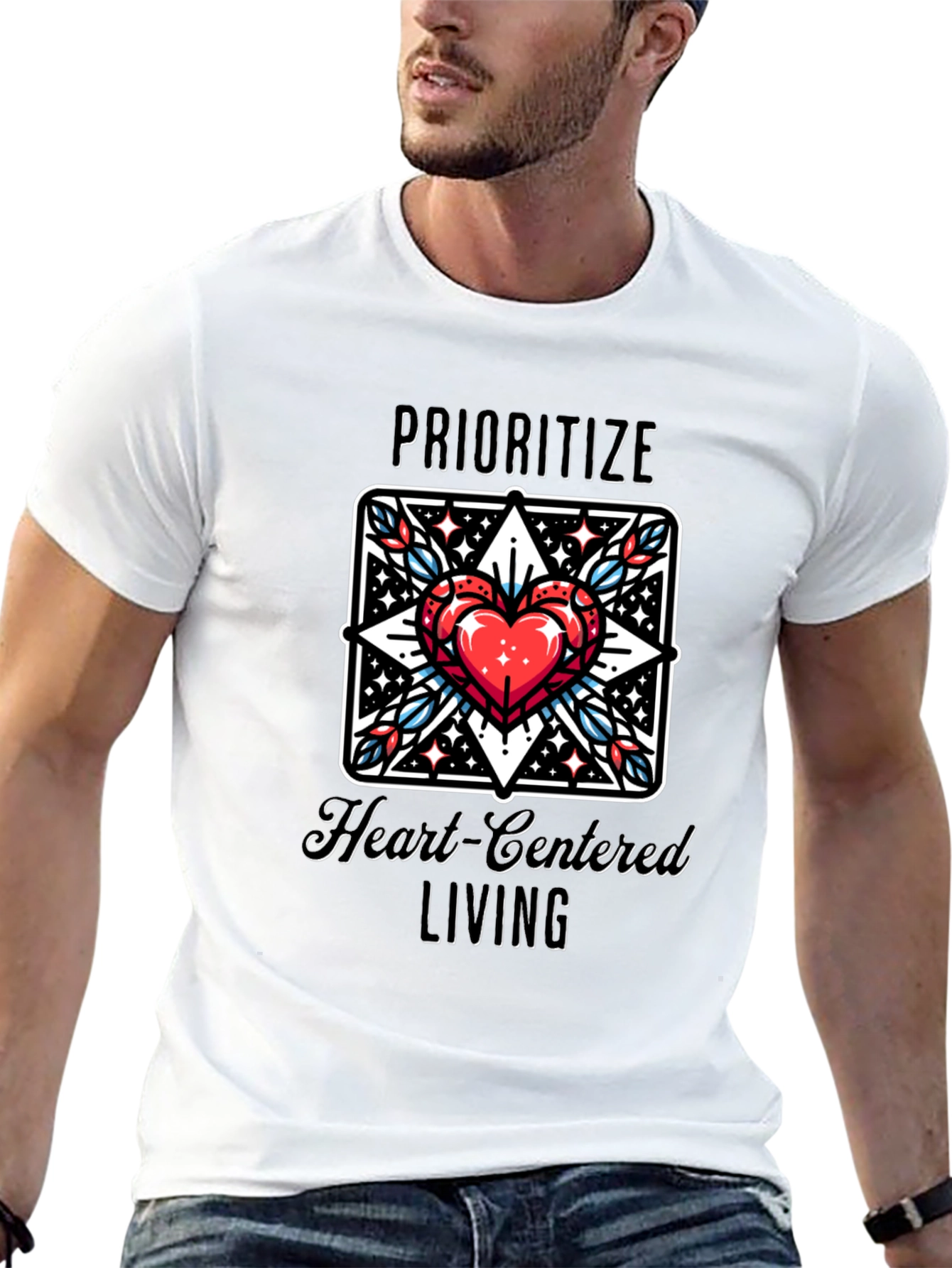 Heart-Centered Living Graphic Tee
