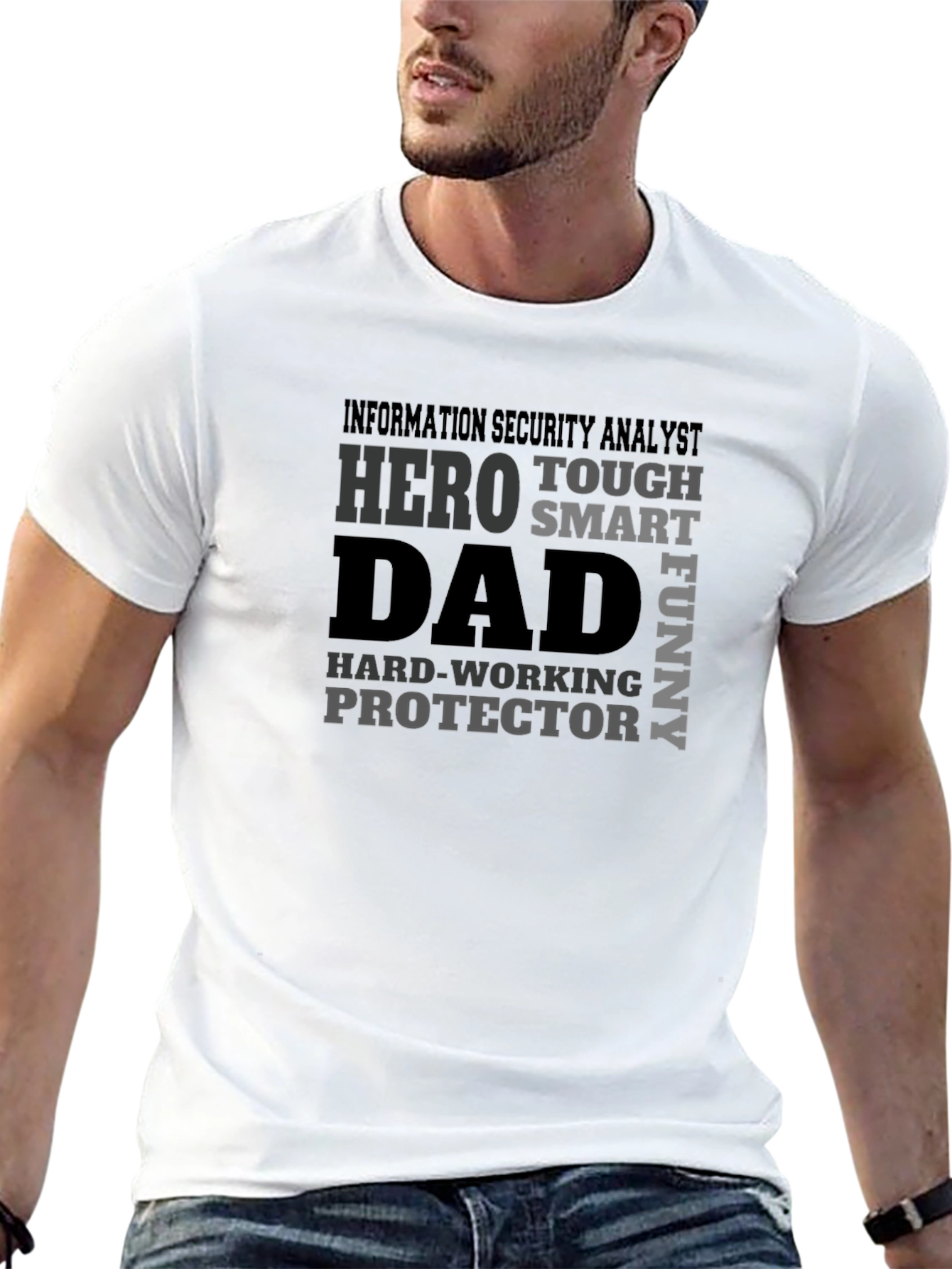Information Security Analyst Dad T-Shirt