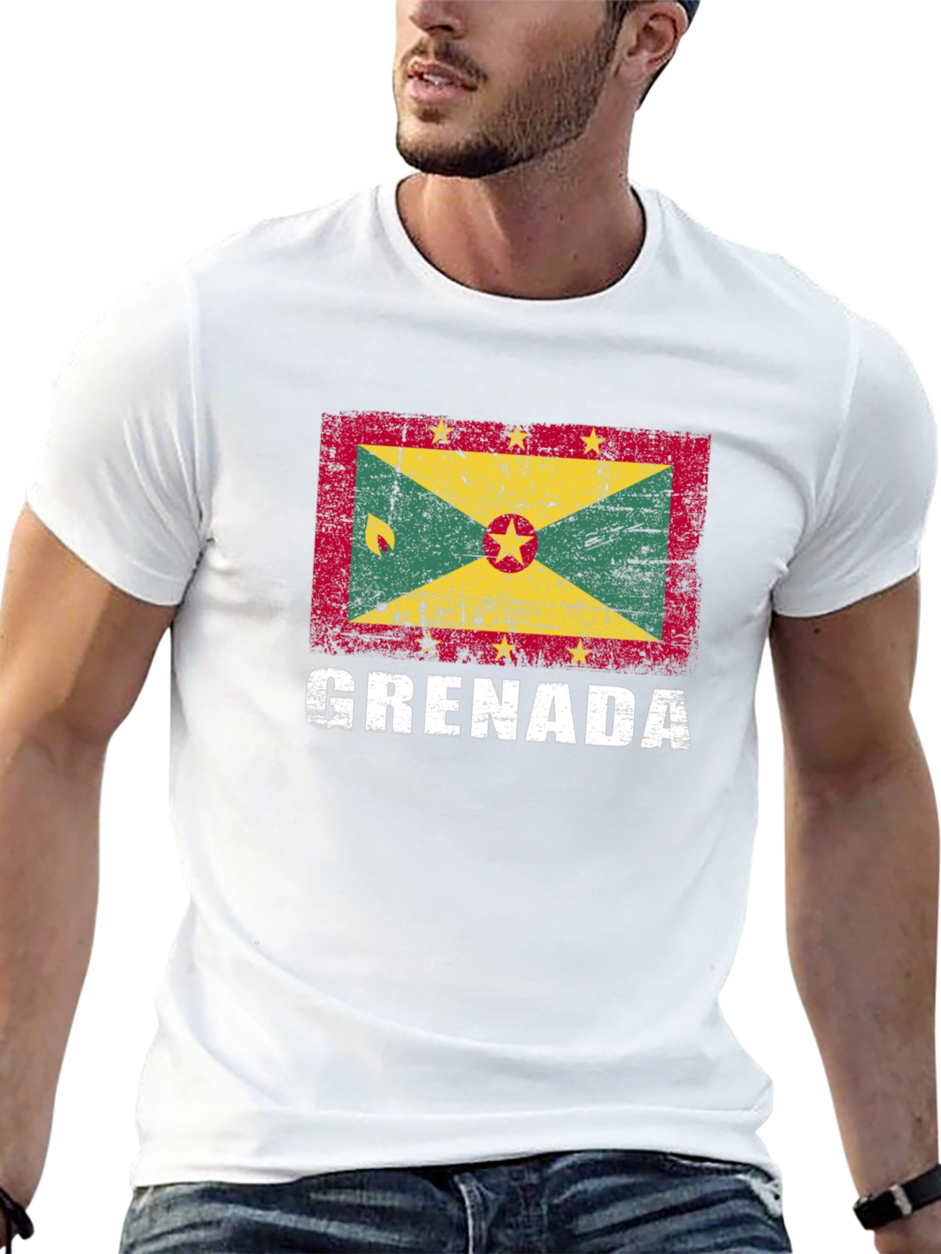 Grenada Flag Graphic T-Shirt