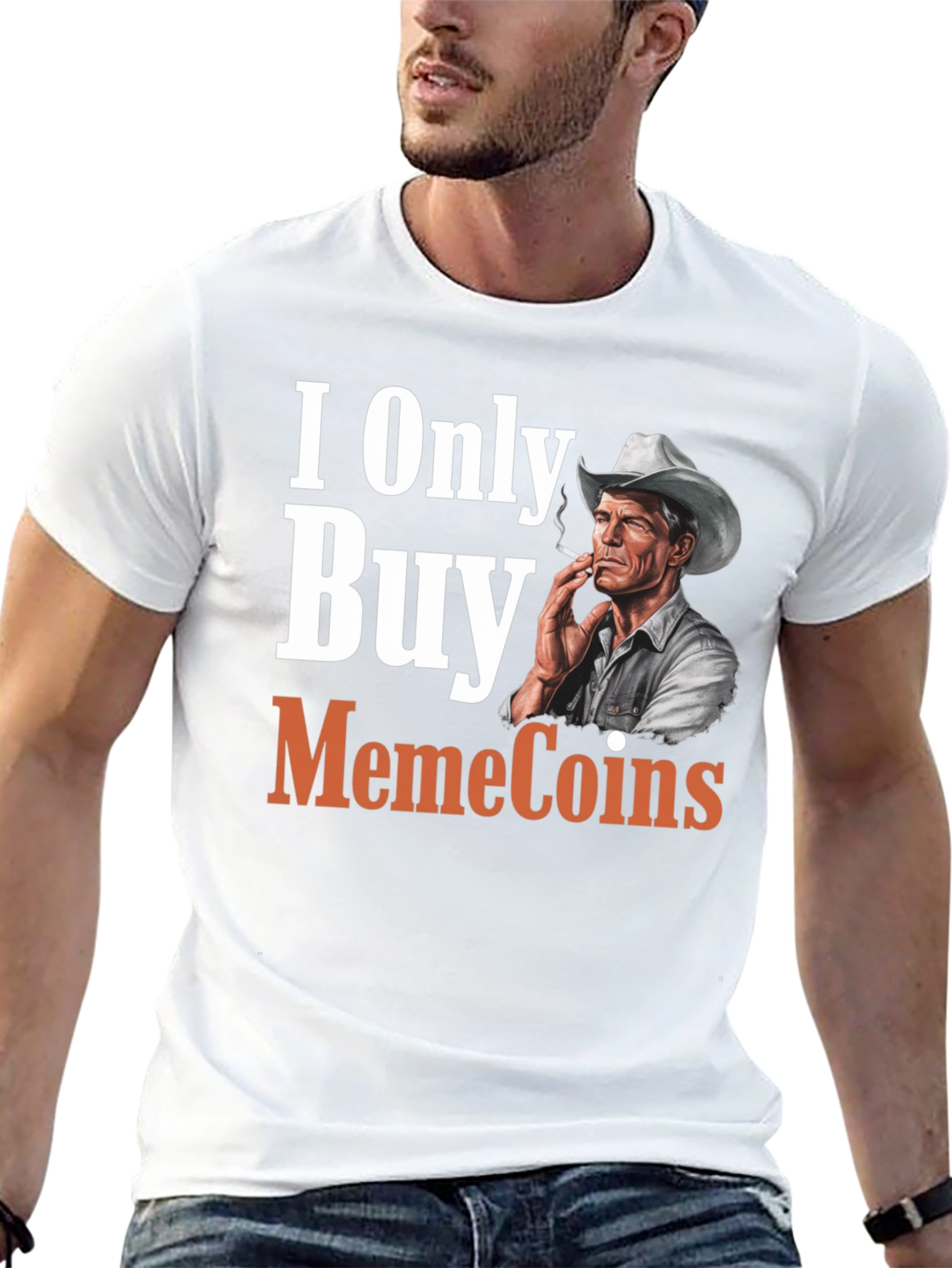 I Only Buy MemeCoins Black T-Shirt