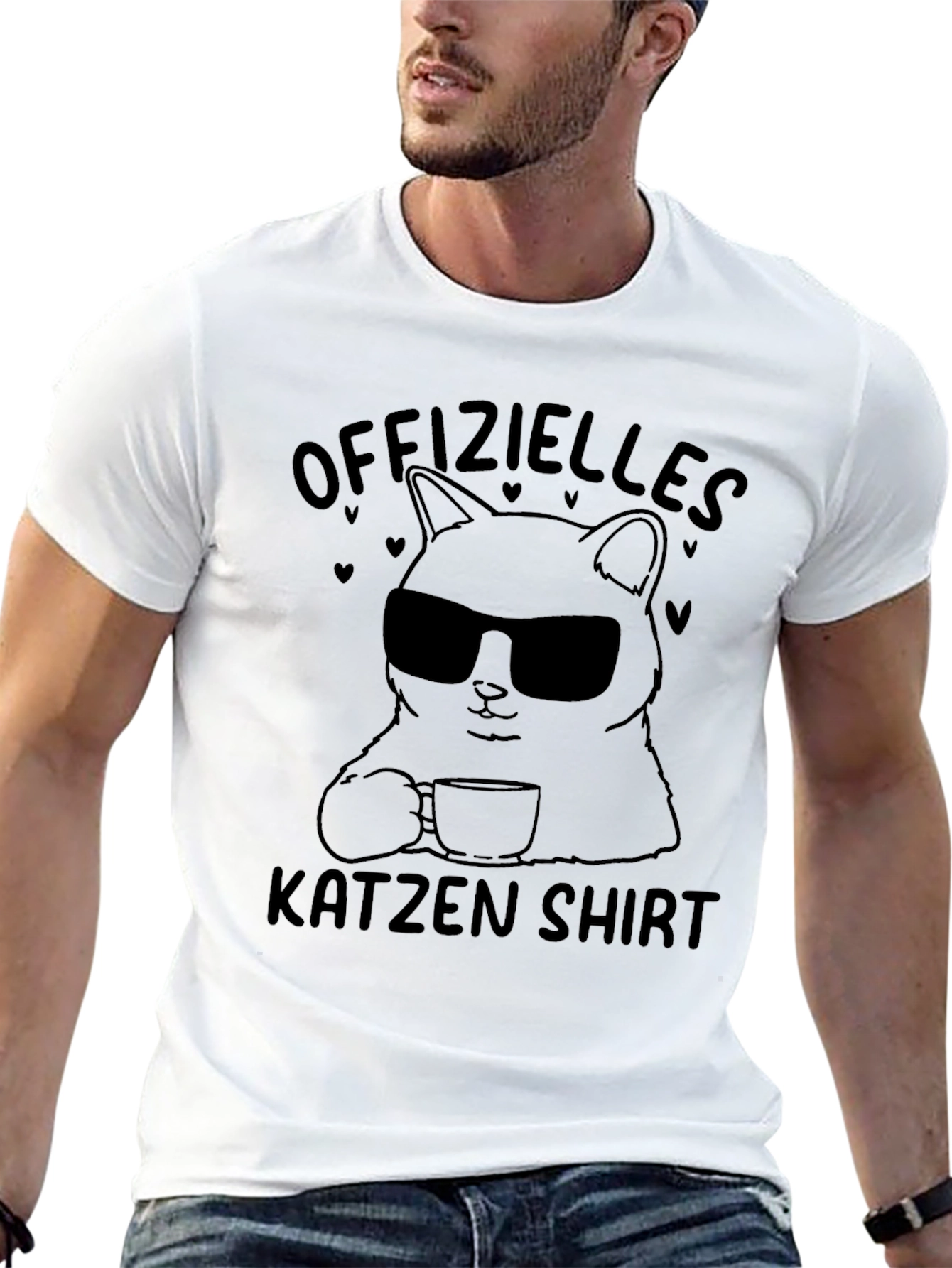 Offizielles Katzen Shirt - Cool Cat Tee