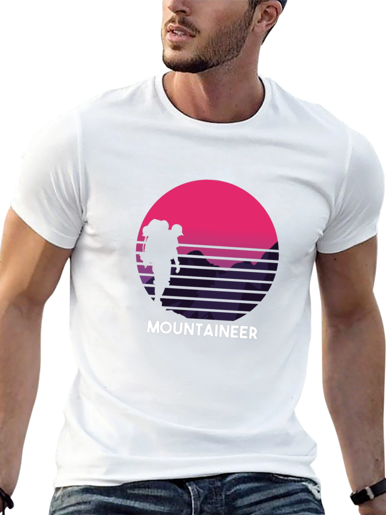 Mountaineer Retro Graphic T-Shirt