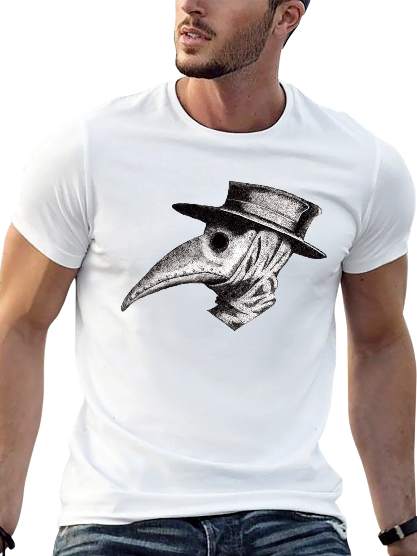 Plague Doctor T-Shirt - Unique Graphic Tee