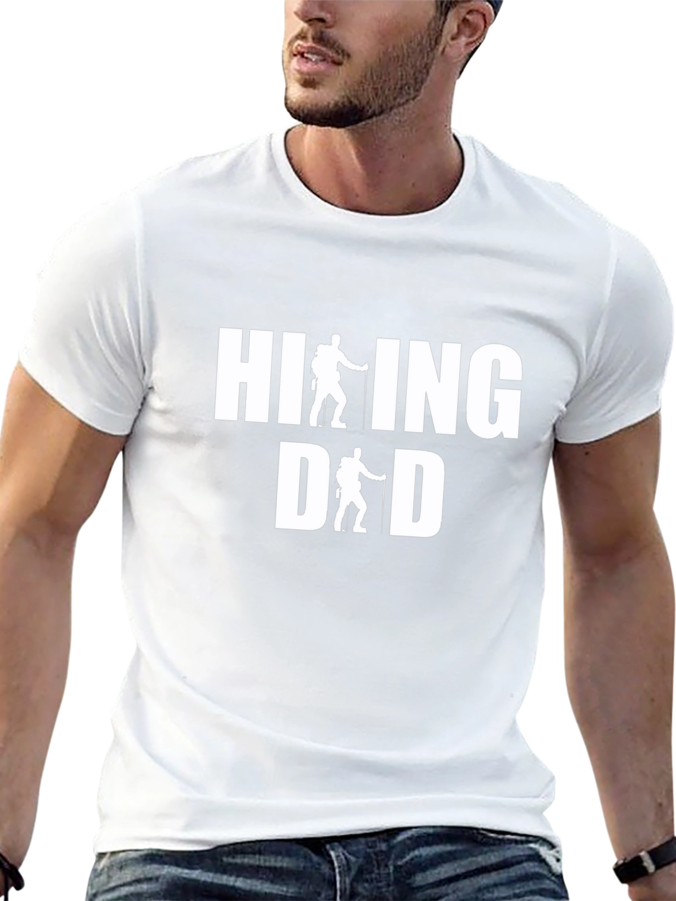 Hiking Dad Graphic Tee - Adventure Ready