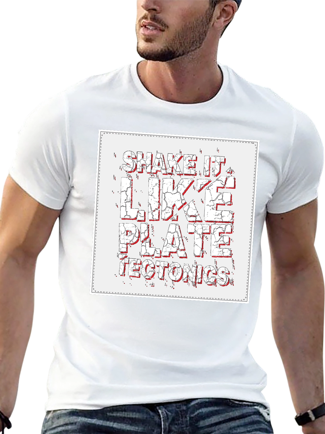 Shake It Like Plate Tectonics Graphic T-Shirt