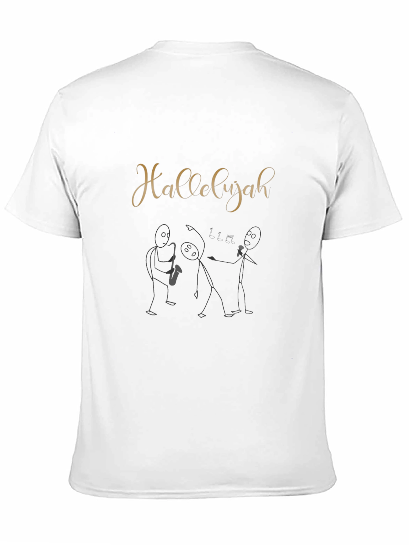 Hallelujah Stick Figure Band Tee