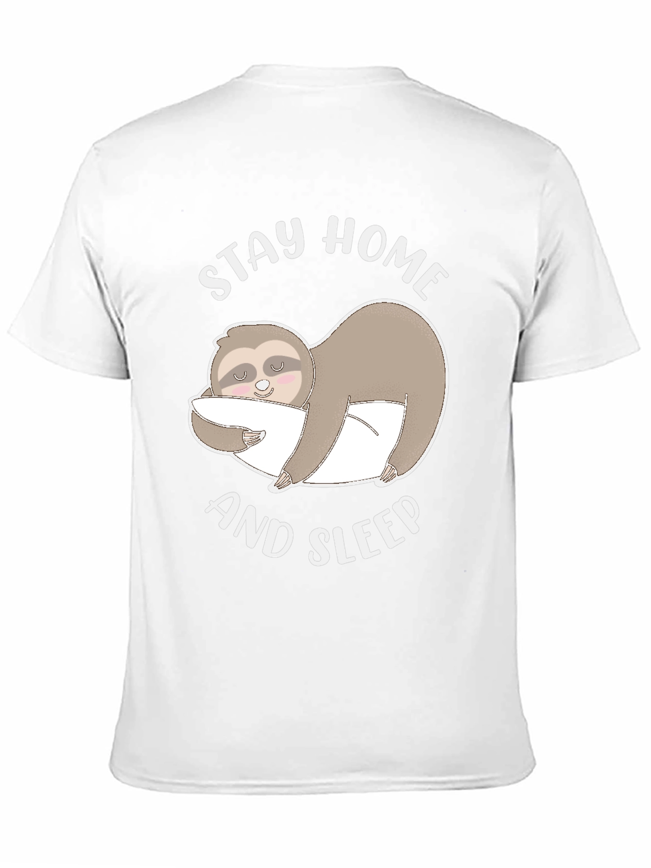 Stay Home and Sleep Sloth T-Shirt