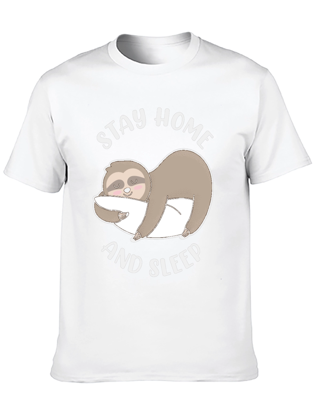 Stay Home and Sleep Sloth T-Shirt