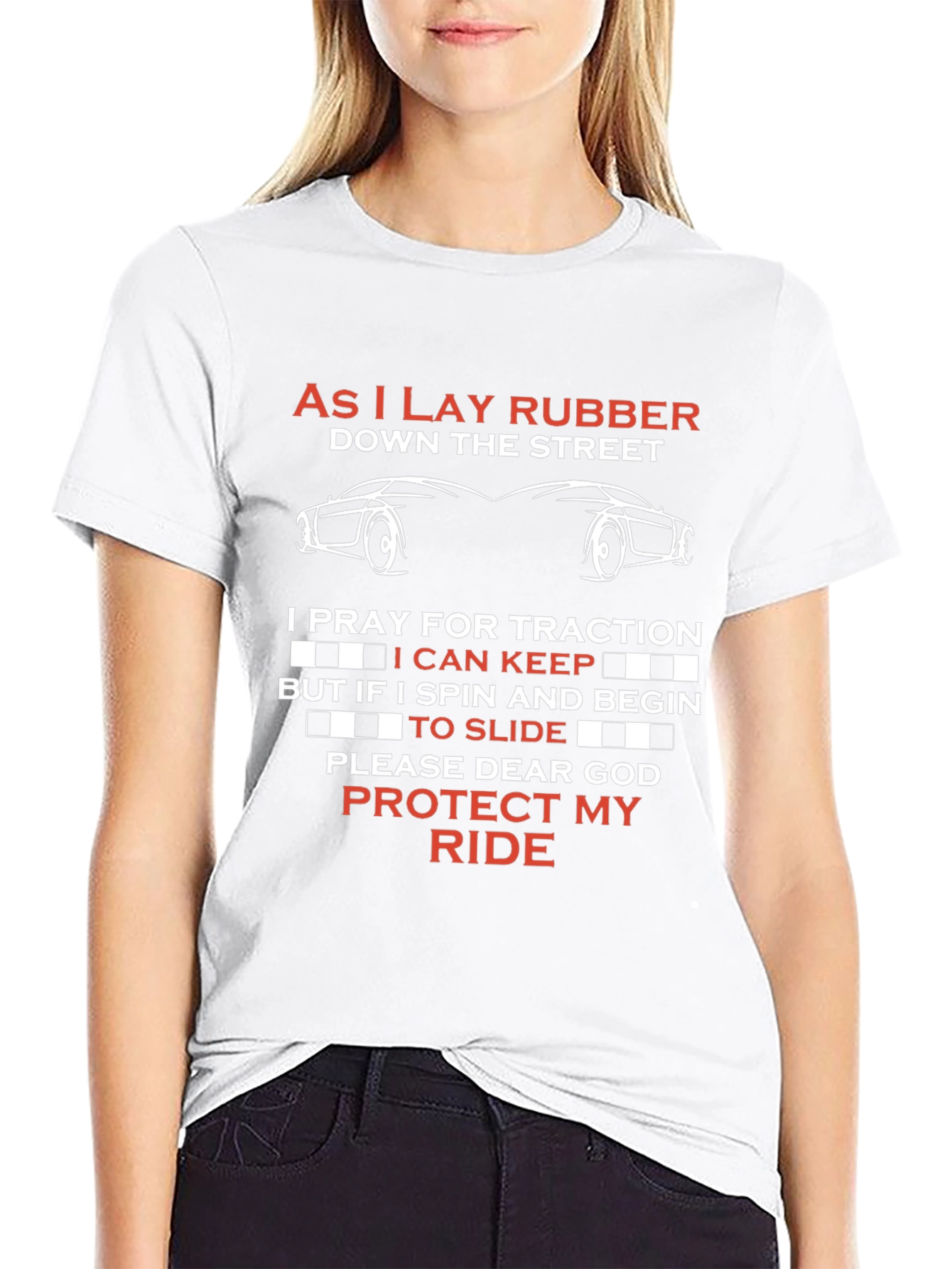 As I Lay Rubber Car Enthusiast T-Shirt