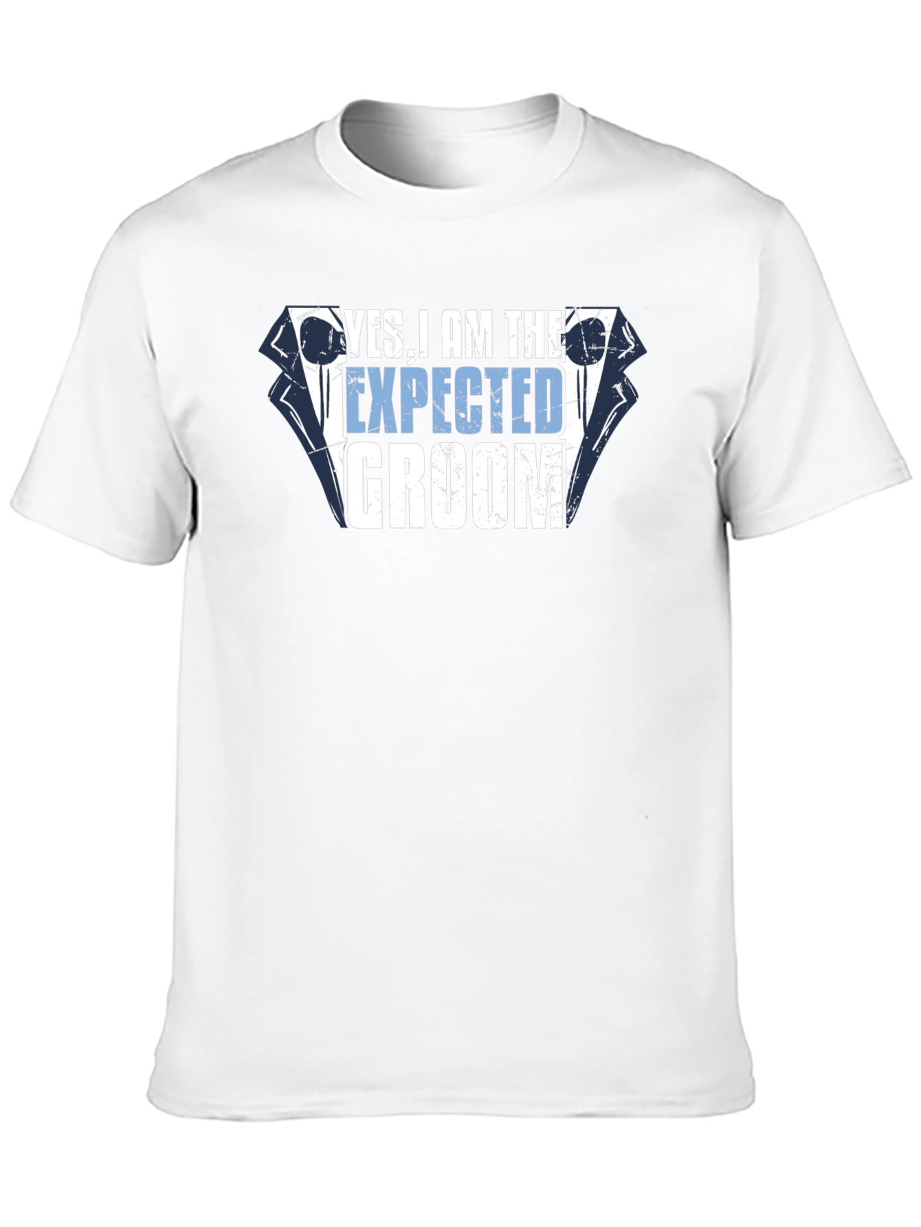 Yes I am the Expected Groom Black T-Shirt