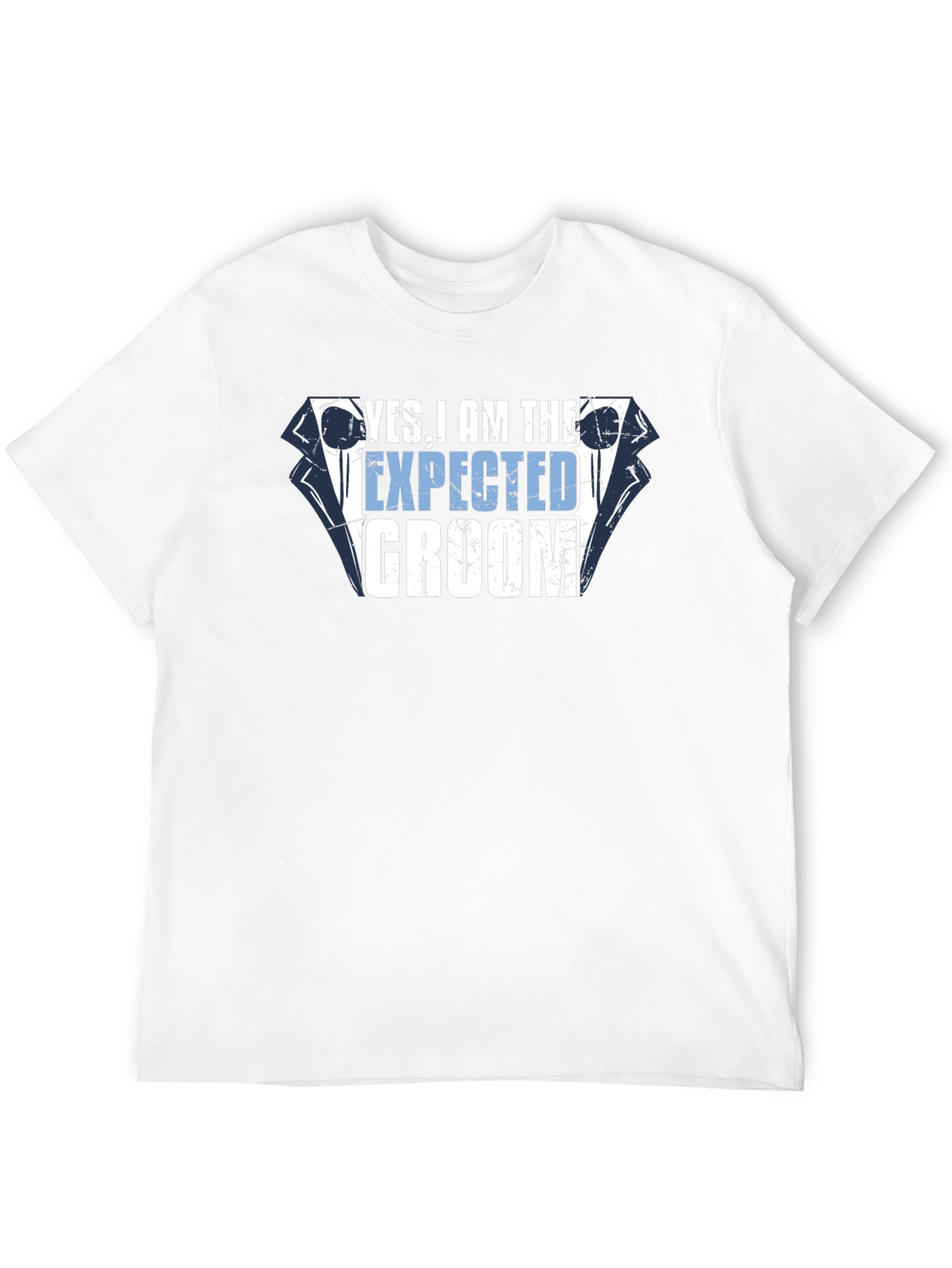 Yes I am the Expected Groom Black T-Shirt