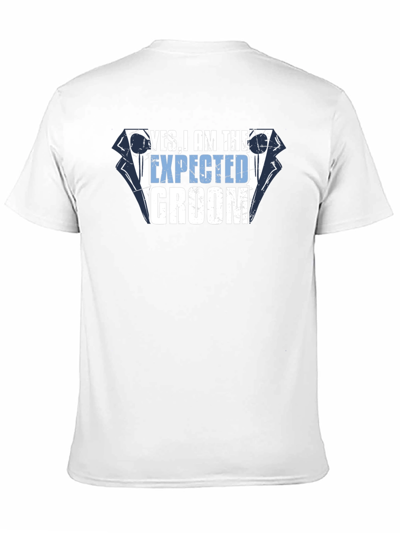 Yes I am the Expected Groom Black T-Shirt
