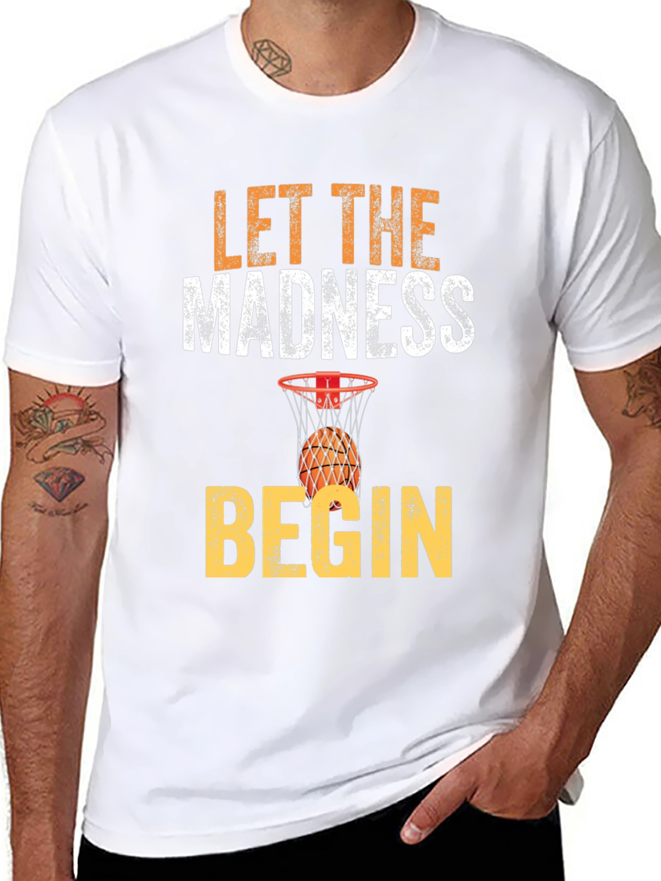 Let The Madness Begin Basketball T-Shirt
