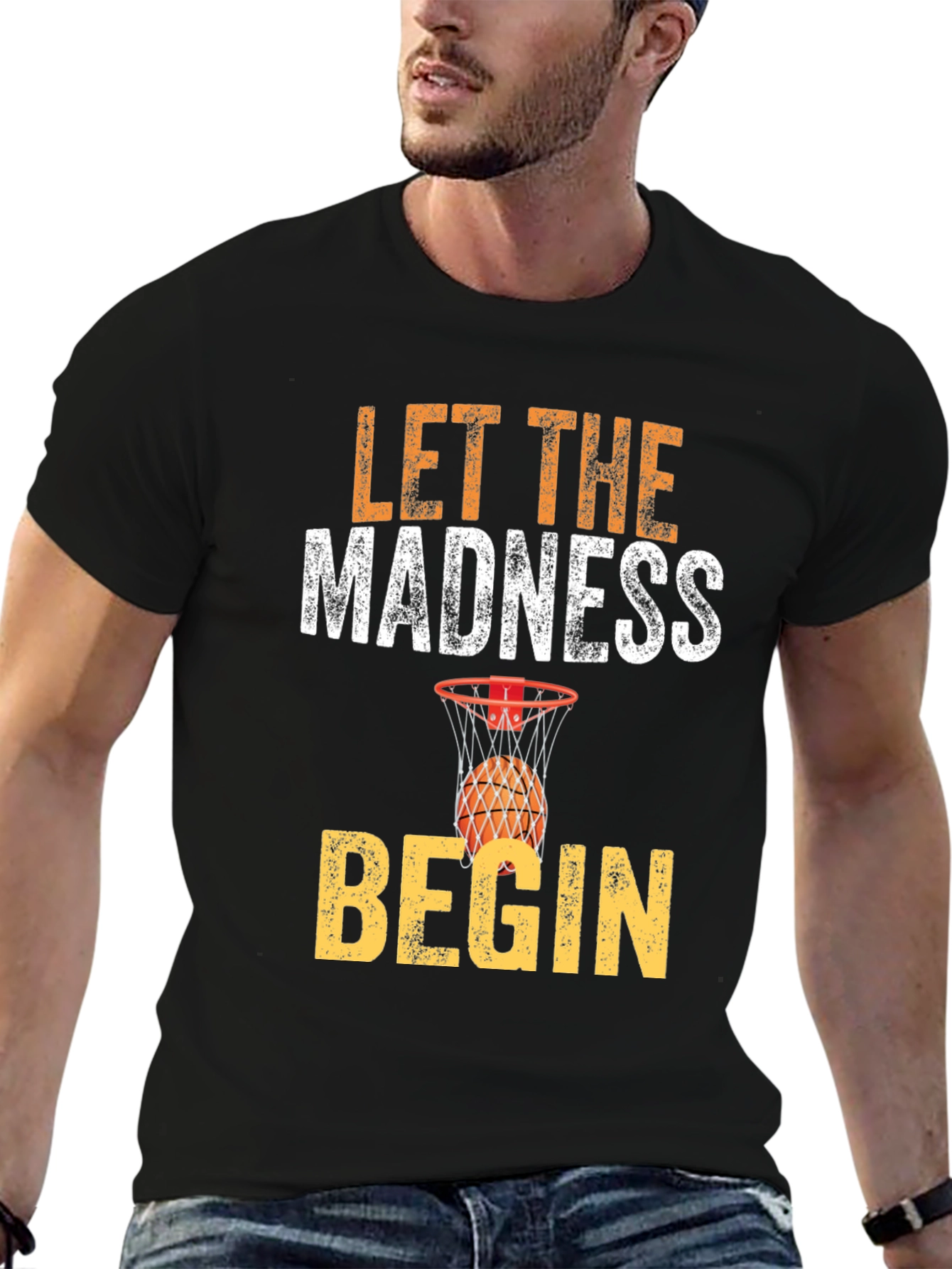 Let The Madness Begin Basketball T-Shirt