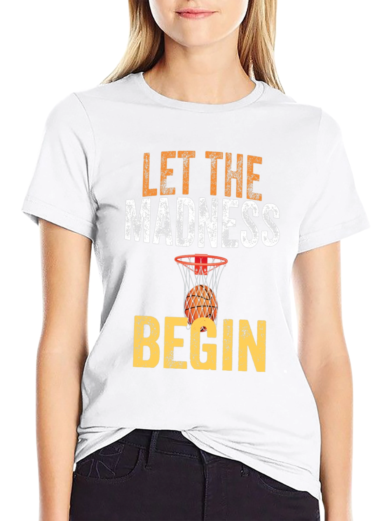 Let The Madness Begin Basketball T-Shirt