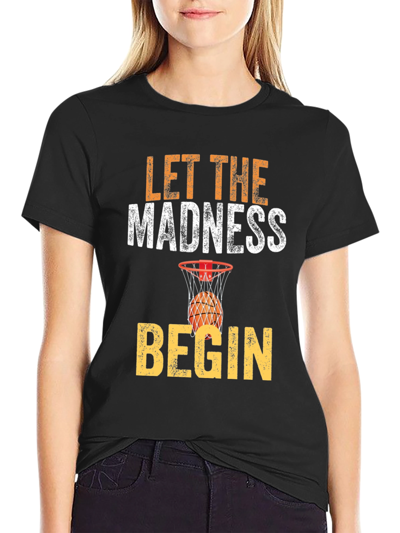 Let The Madness Begin Basketball T-Shirt