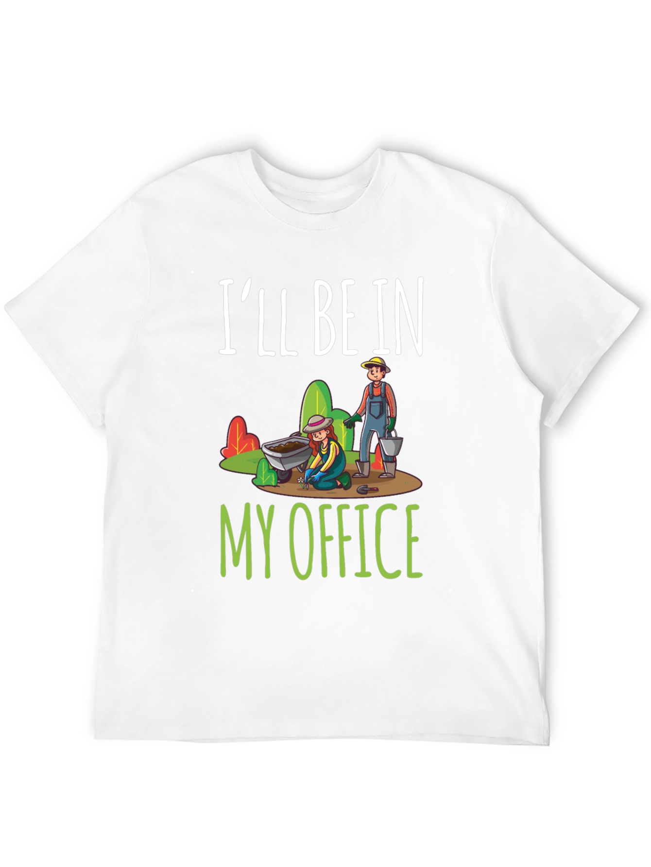 Gardeners Office T-Shirt - Black Cotton Tee