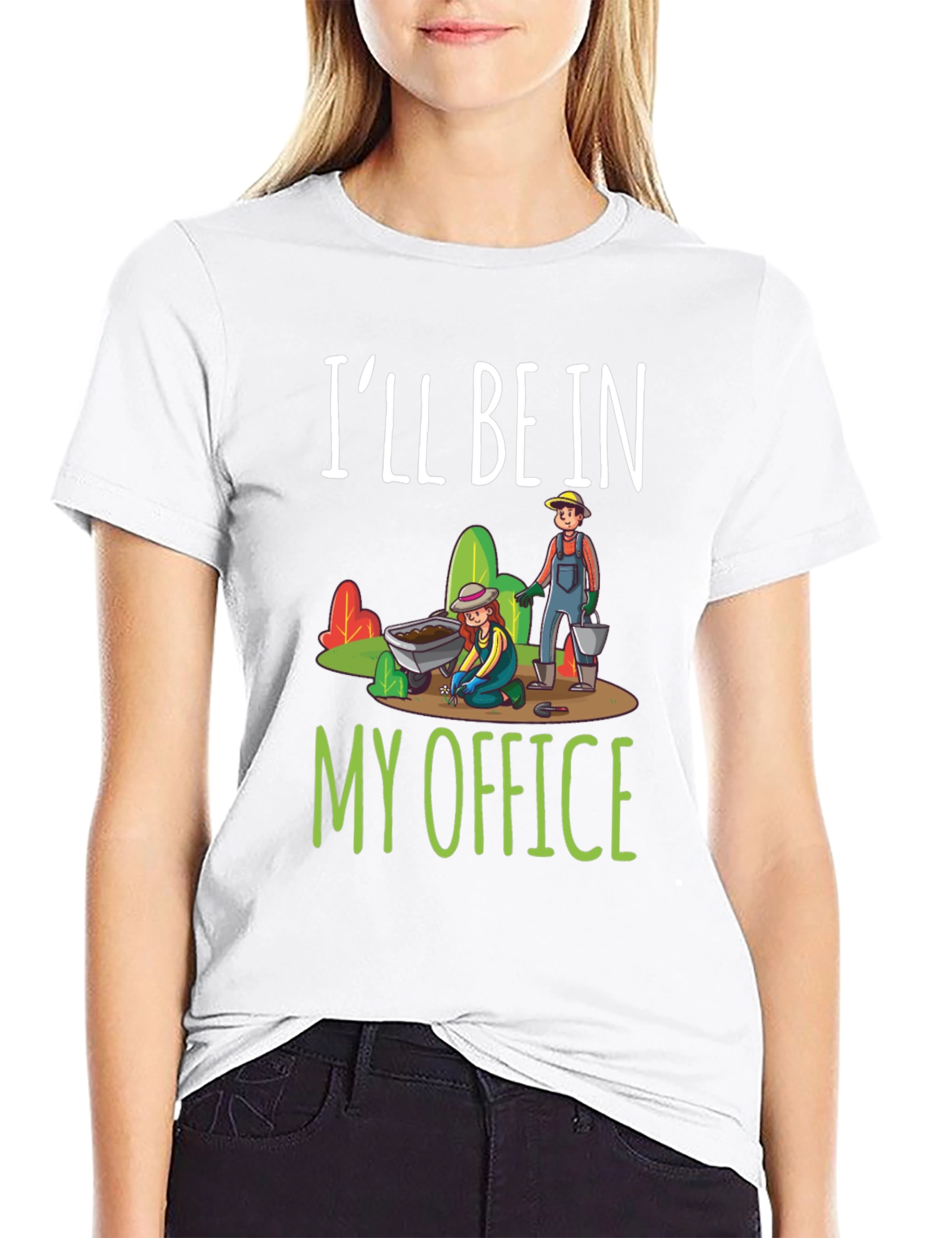 Gardeners Office T-Shirt - Black Cotton Tee