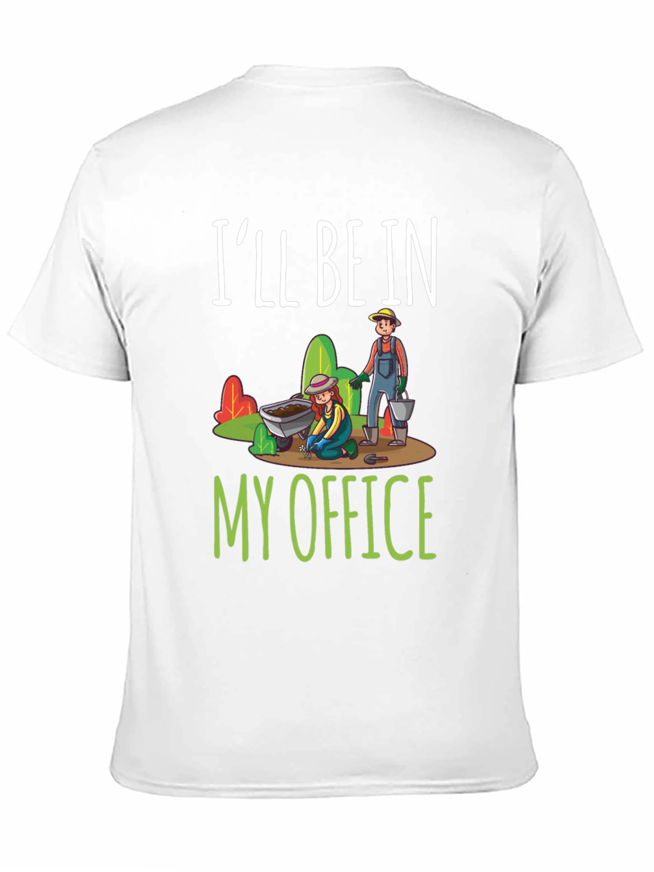 Gardeners Office T-Shirt - Black Cotton Tee