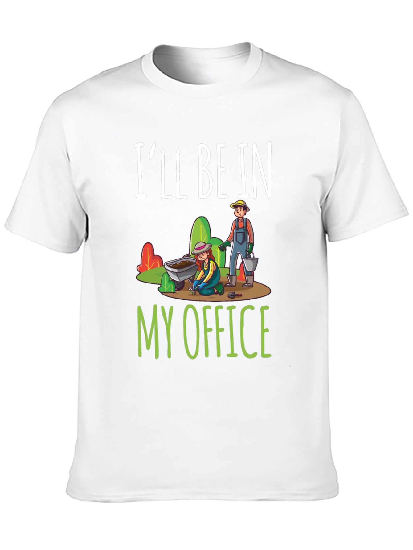 Gardeners Office T-Shirt - Black Cotton Tee