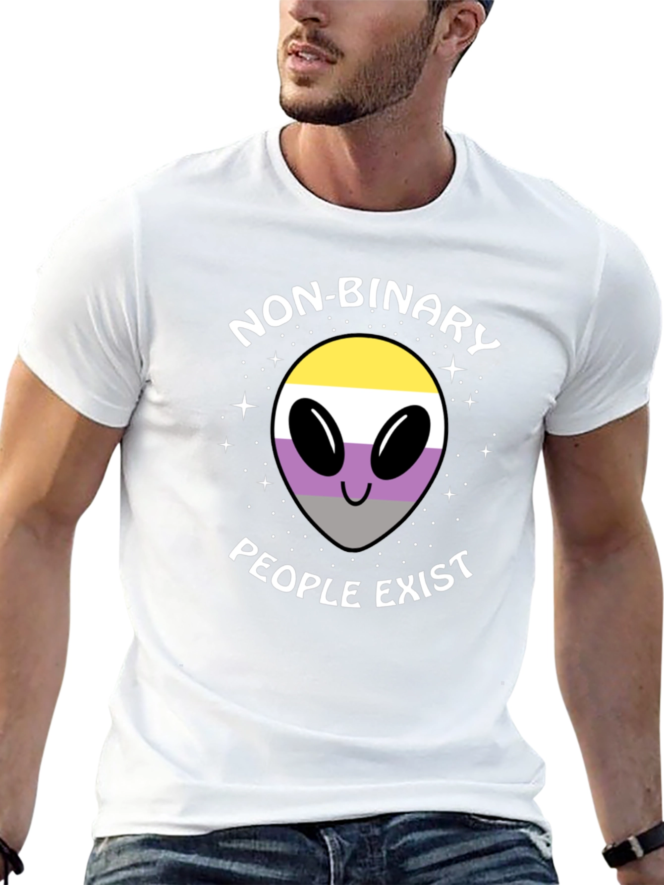 Non-Binary People Exist T-Shirt