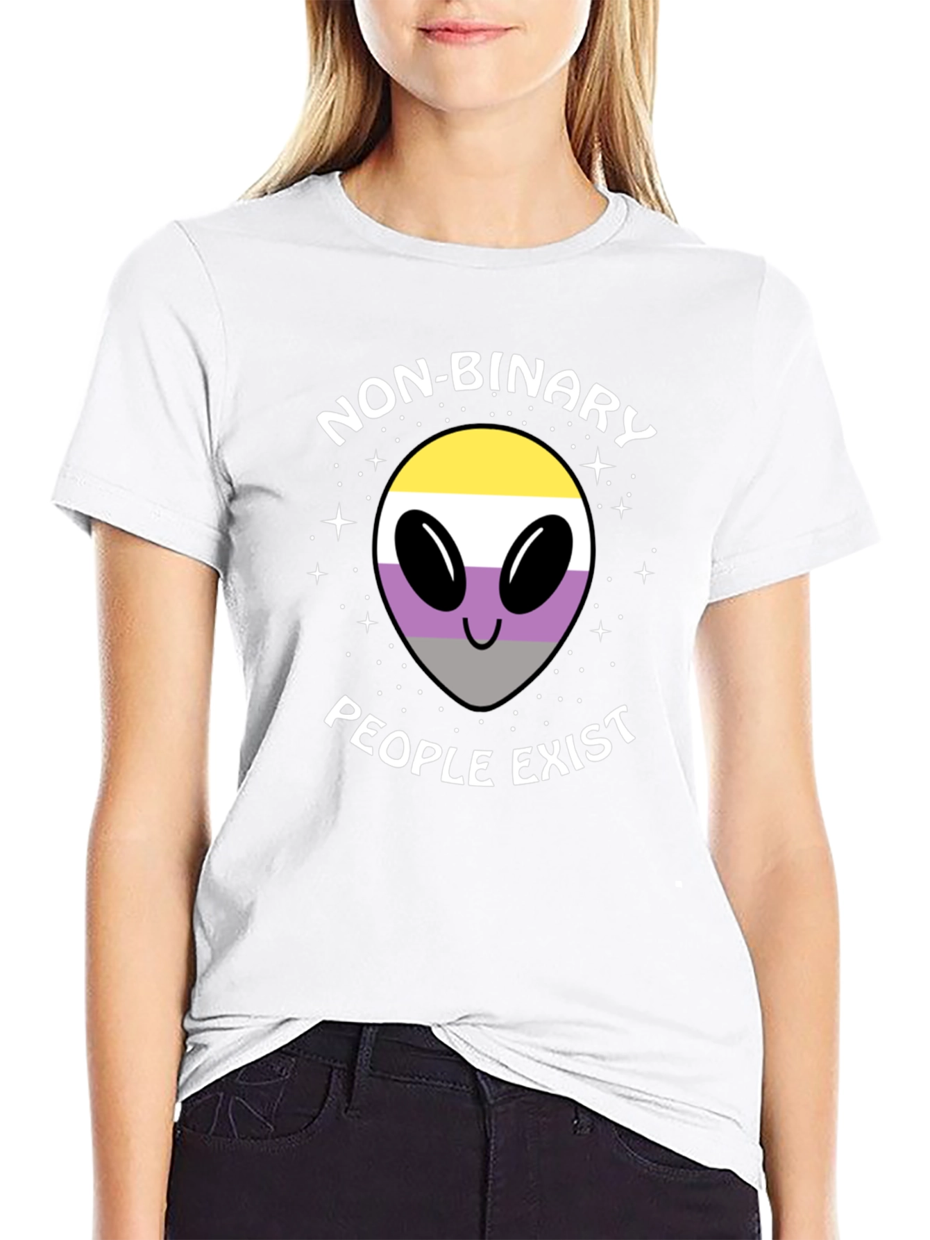 Non-Binary People Exist T-Shirt