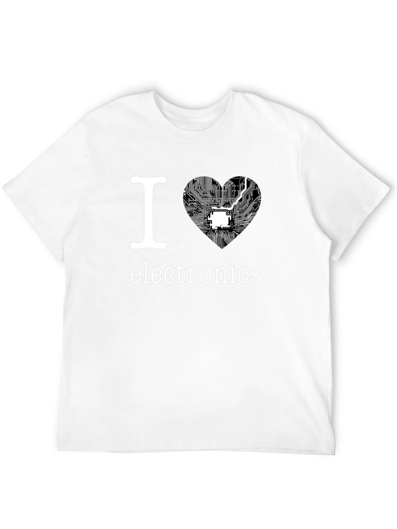 I Heart Electronics Black T-Shirt