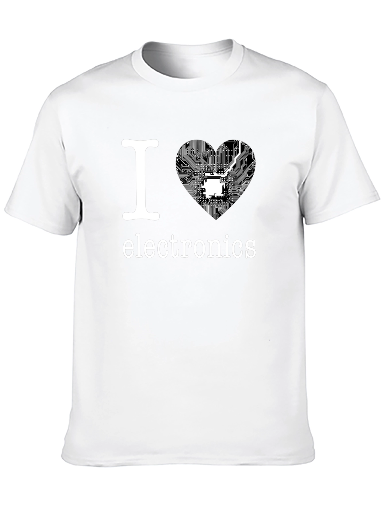 I Heart Electronics Black T-Shirt