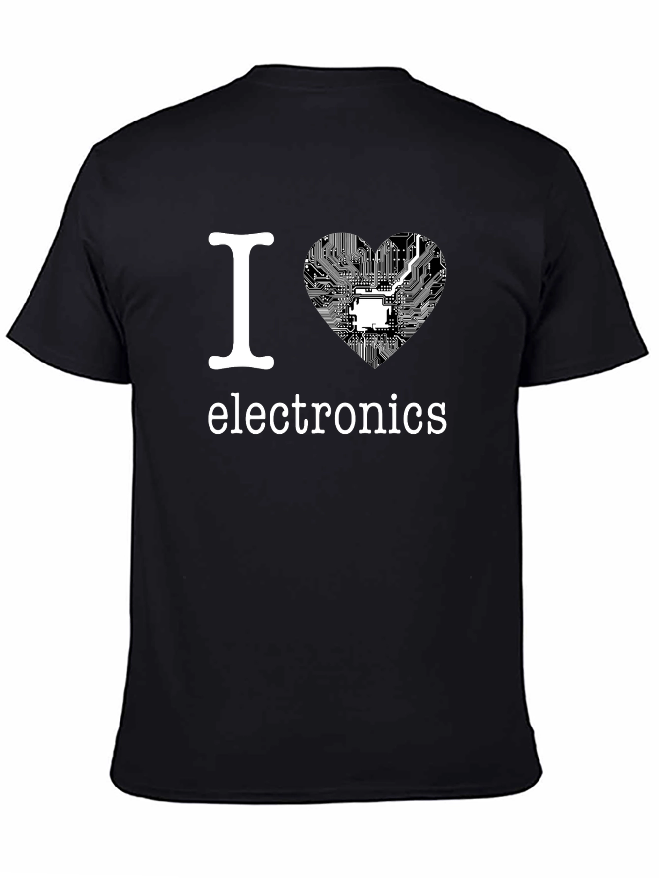 I Heart Electronics Black T-Shirt