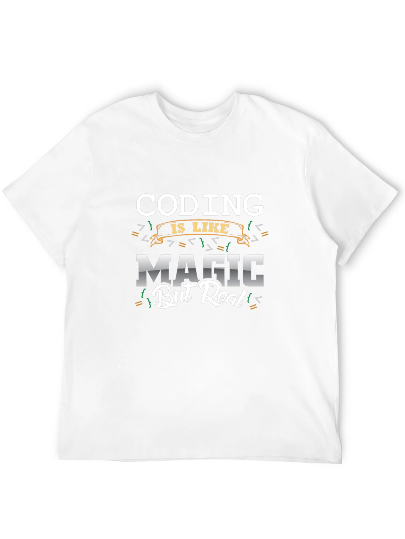 Coding is Like Magic T-Shirt - Black