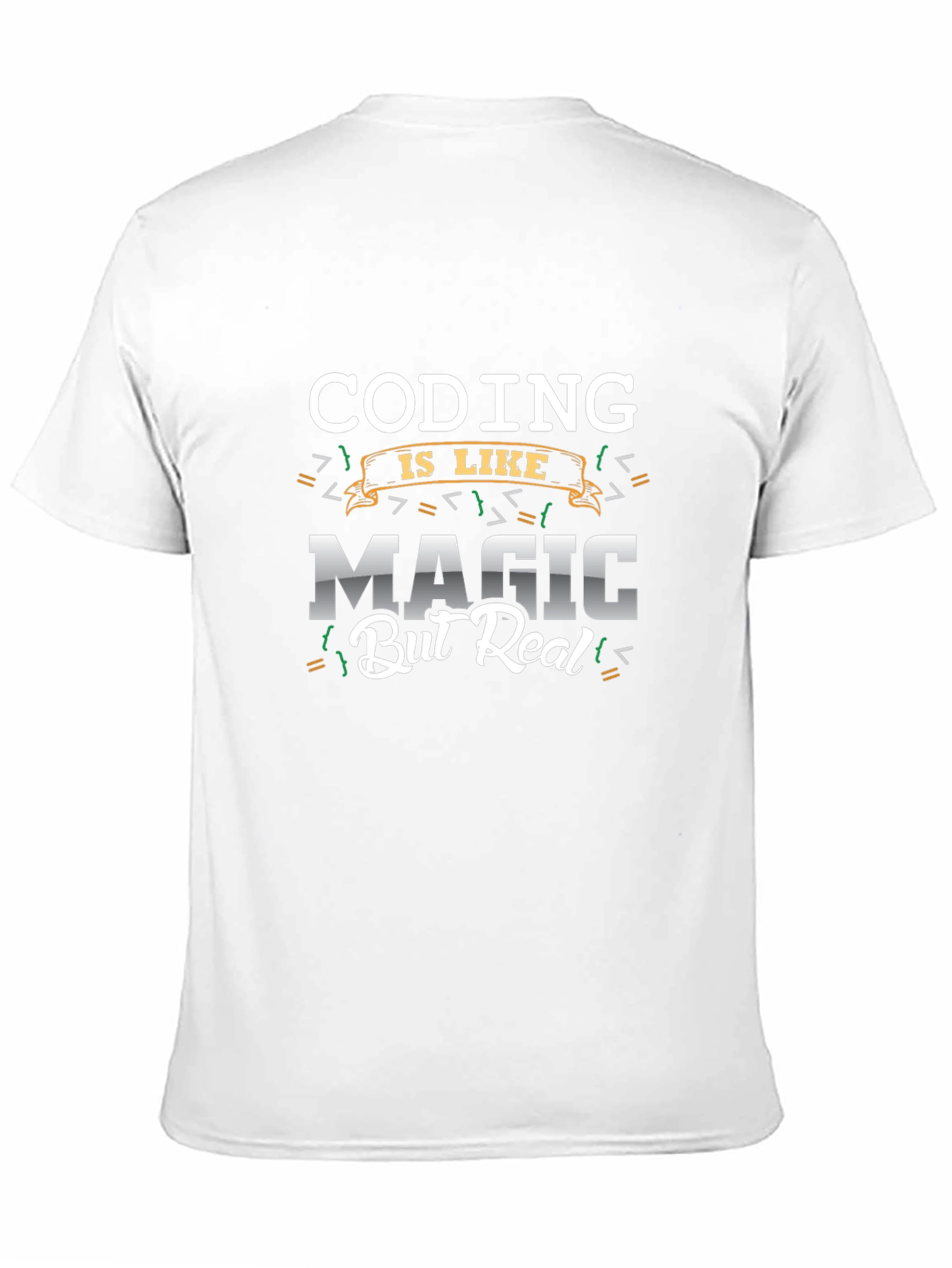 Coding is Like Magic T-Shirt - Black