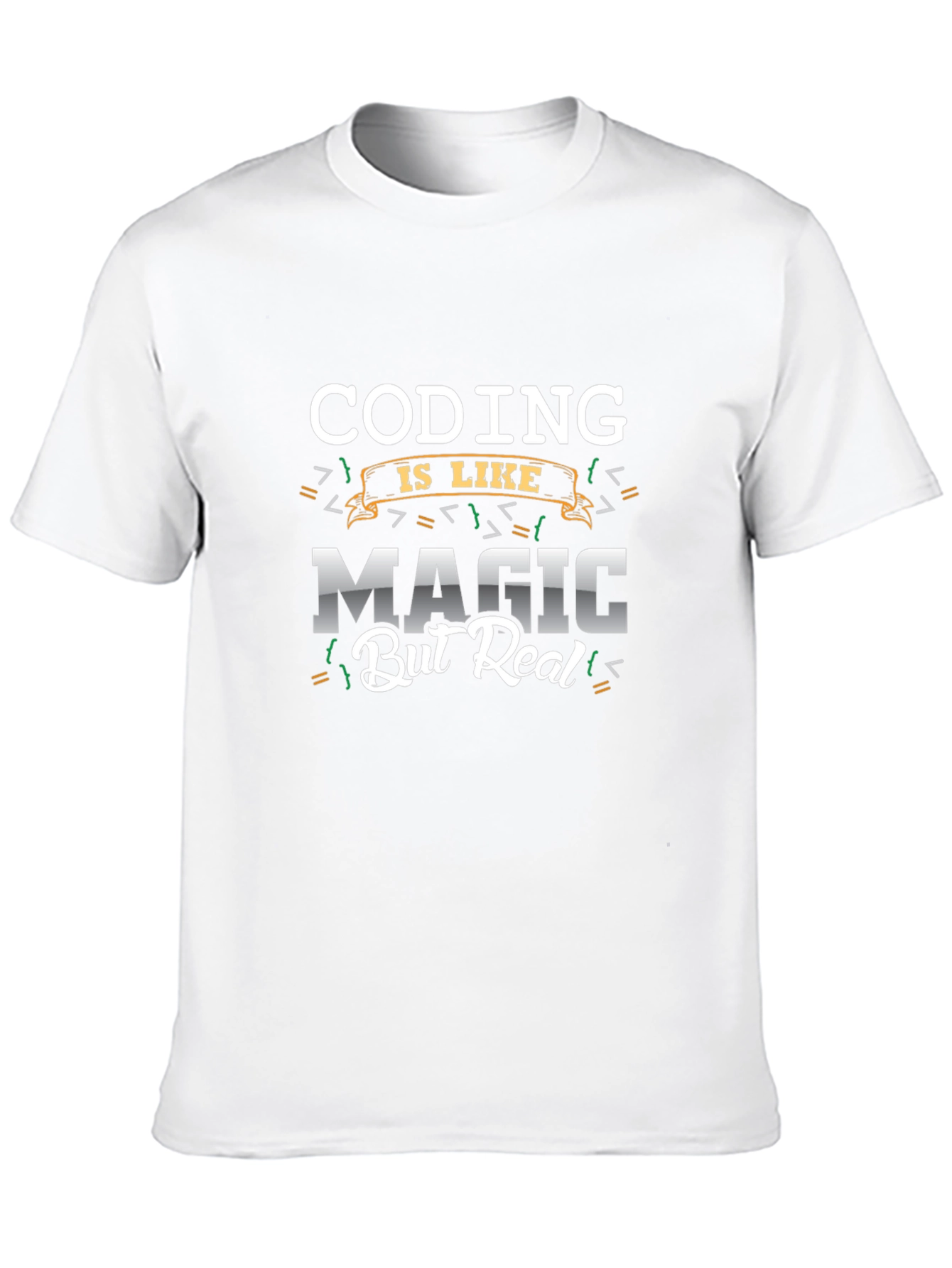 Coding is Like Magic T-Shirt - Black
