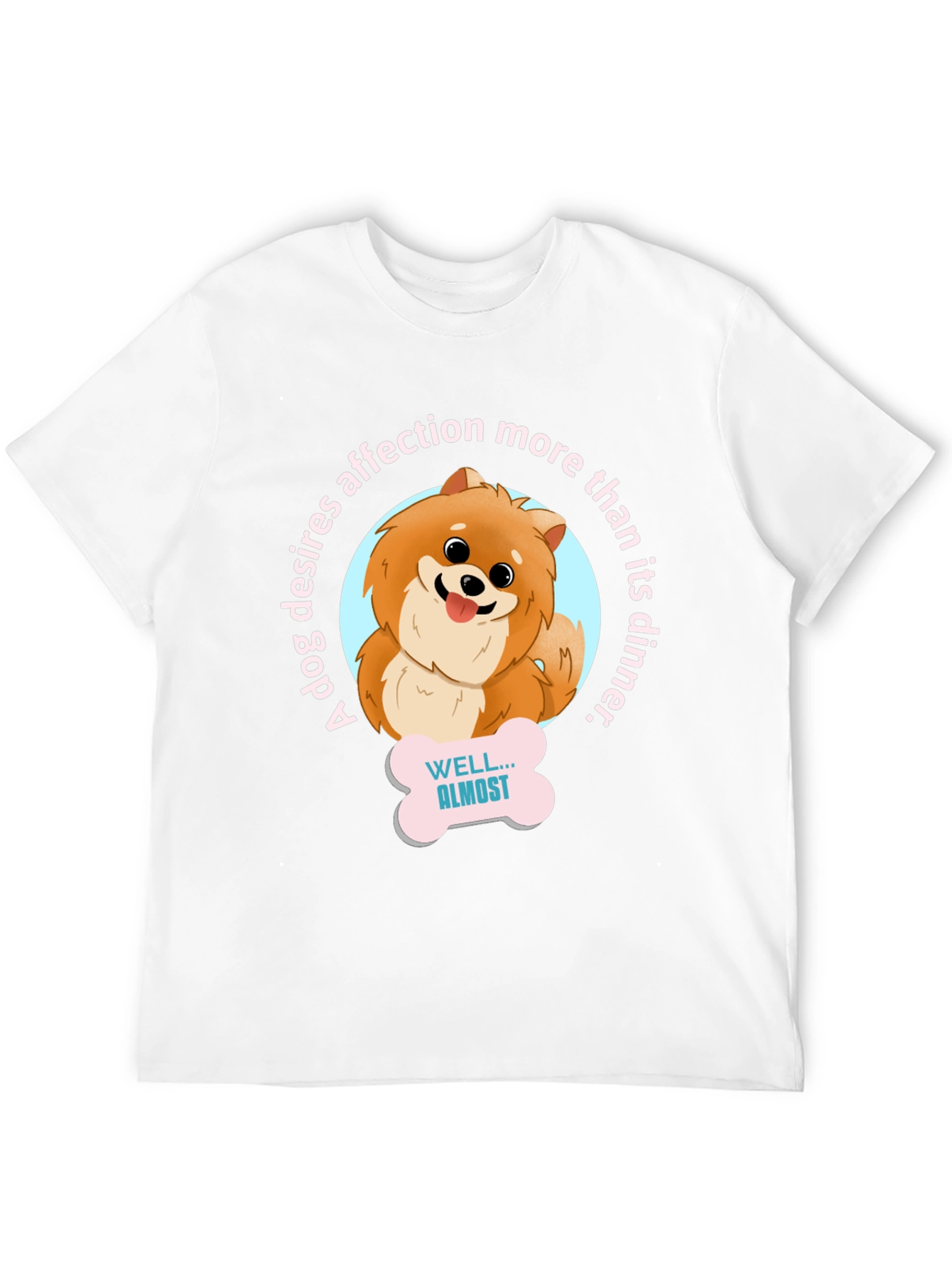 Dog Affection T-Shirt -  Cute Pomeranian Design