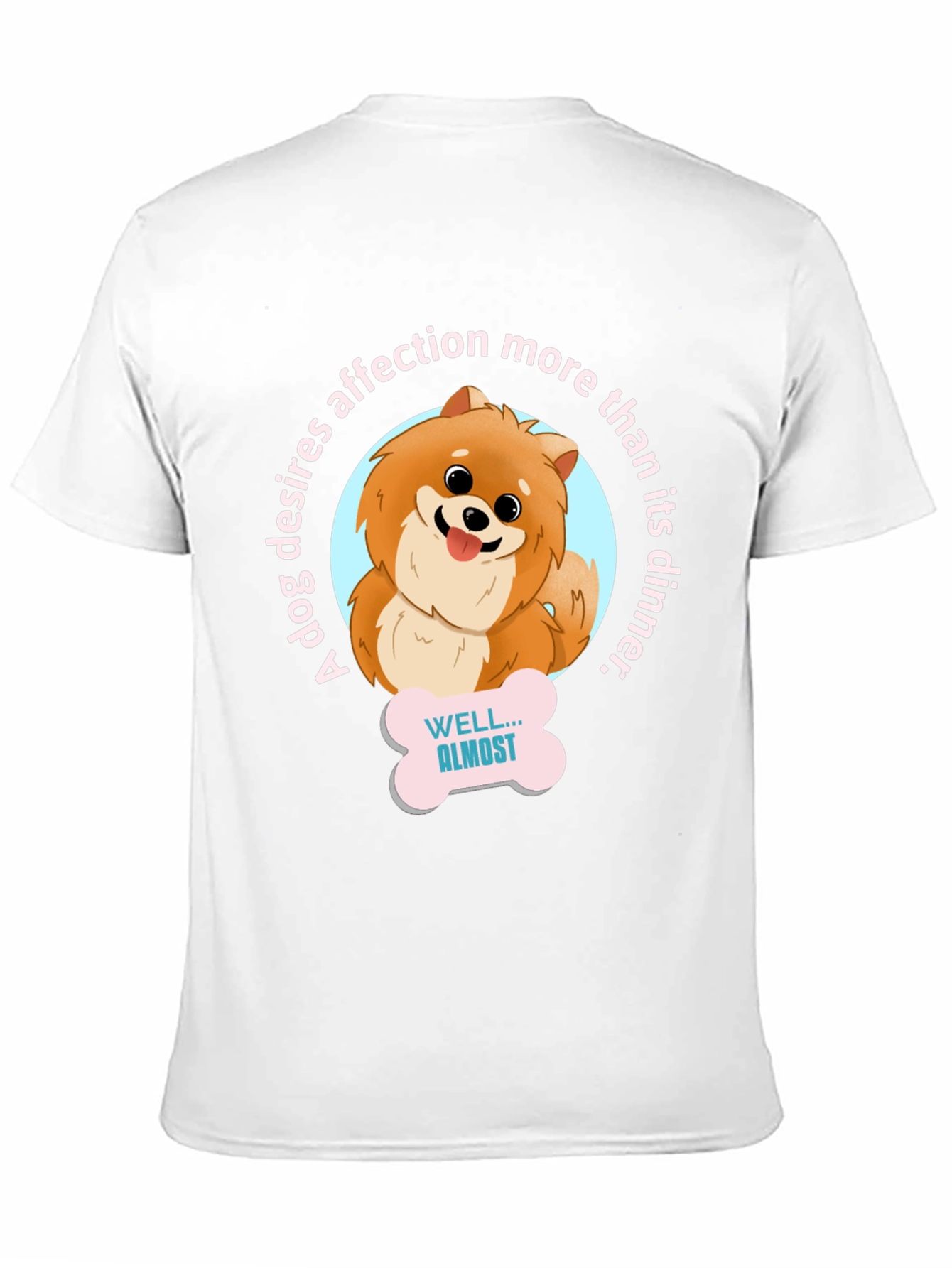 Dog Affection T-Shirt -  Cute Pomeranian Design