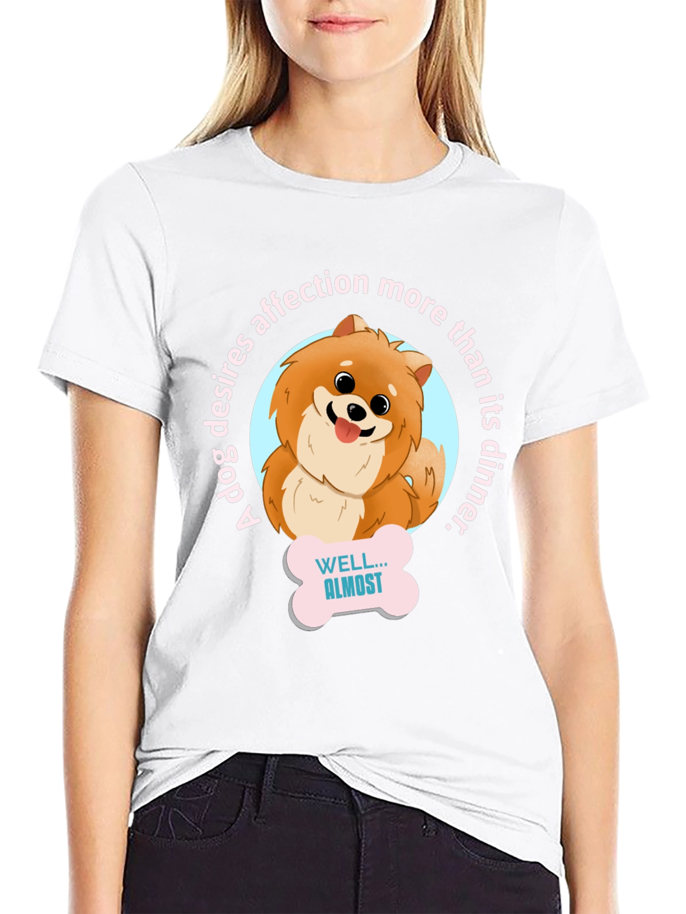 Dog Affection T-Shirt -  Cute Pomeranian Design