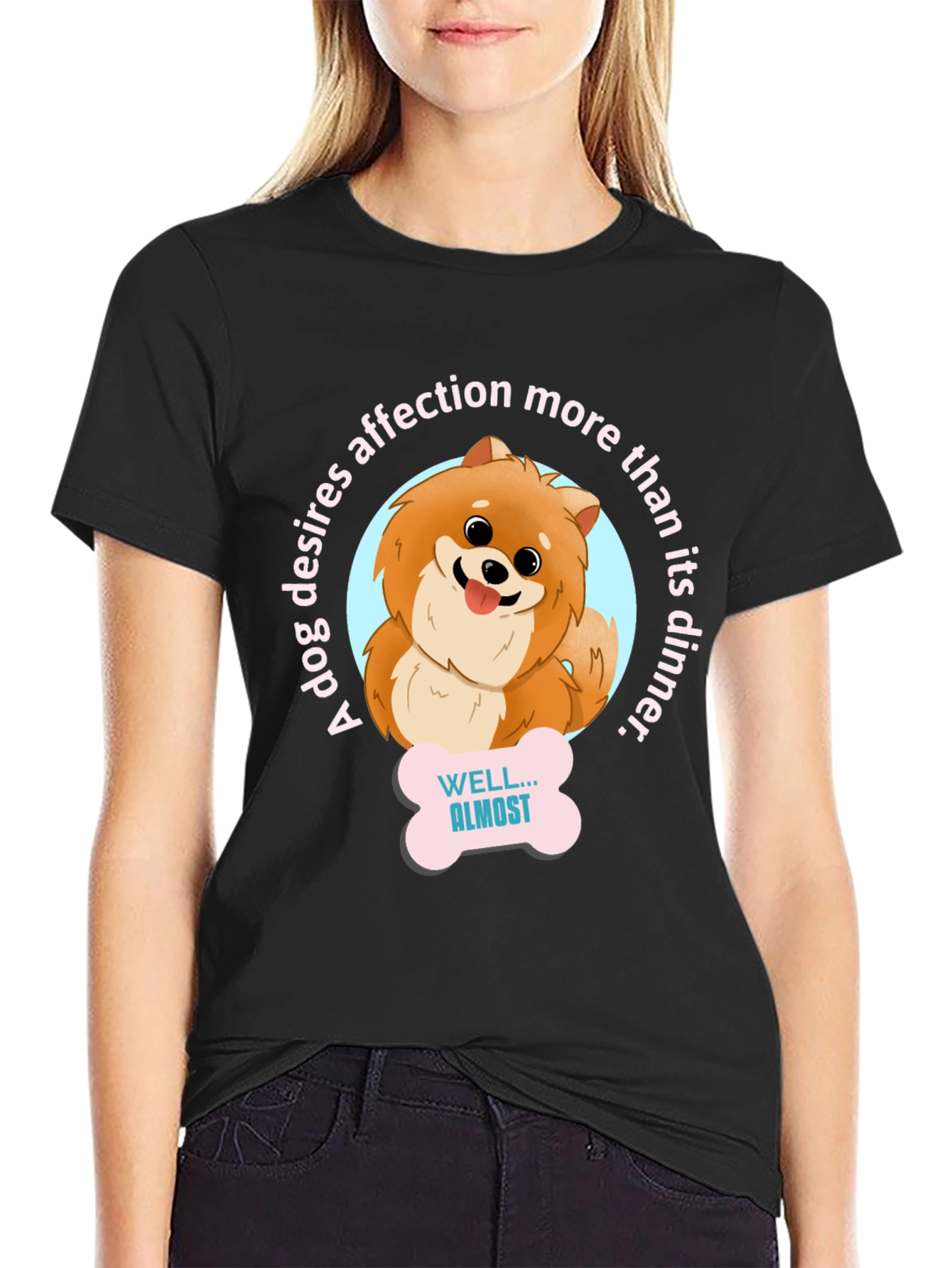 Dog Affection T-Shirt -  Cute Pomeranian Design