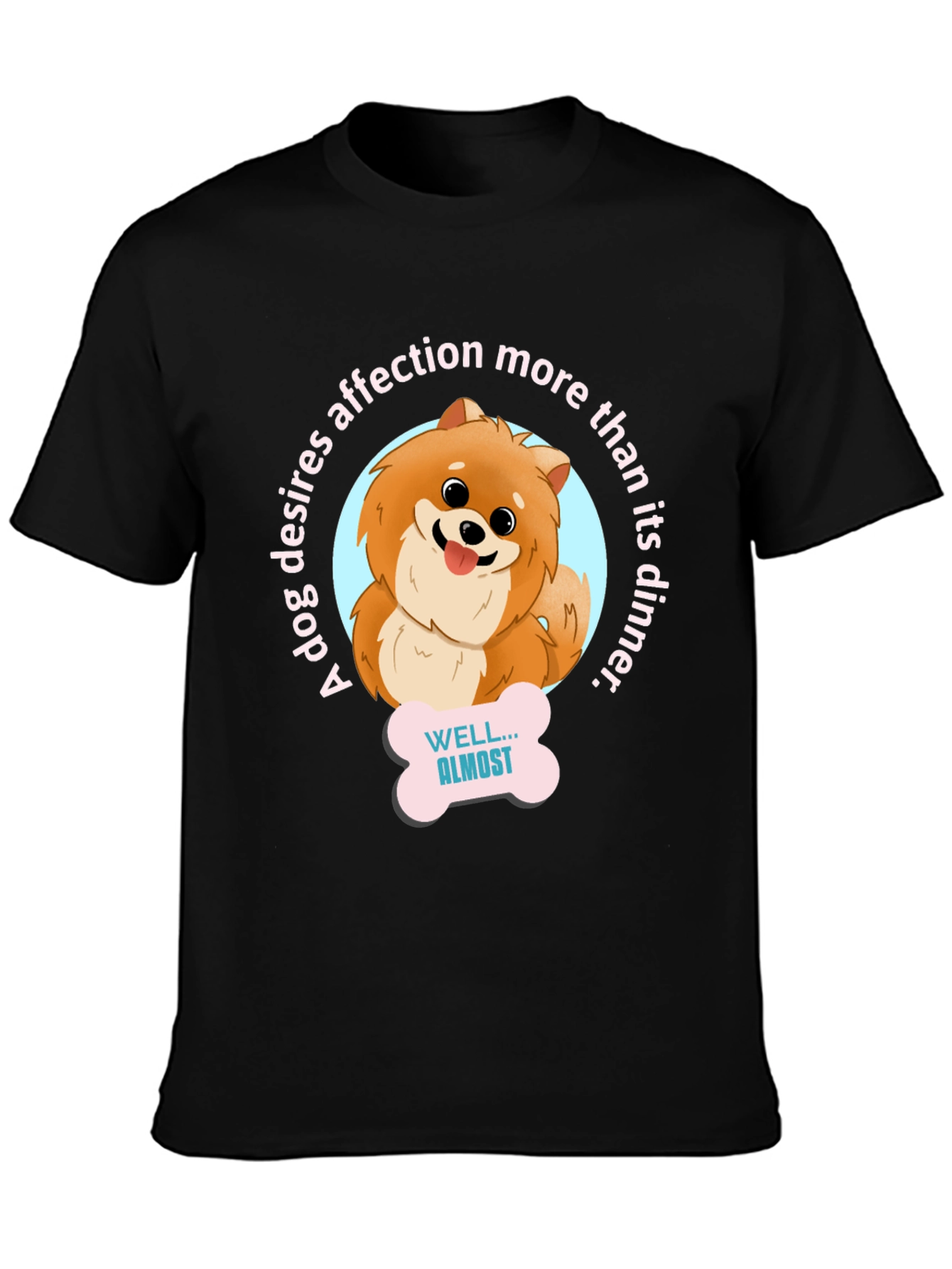 Dog Affection T-Shirt -  Cute Pomeranian Design