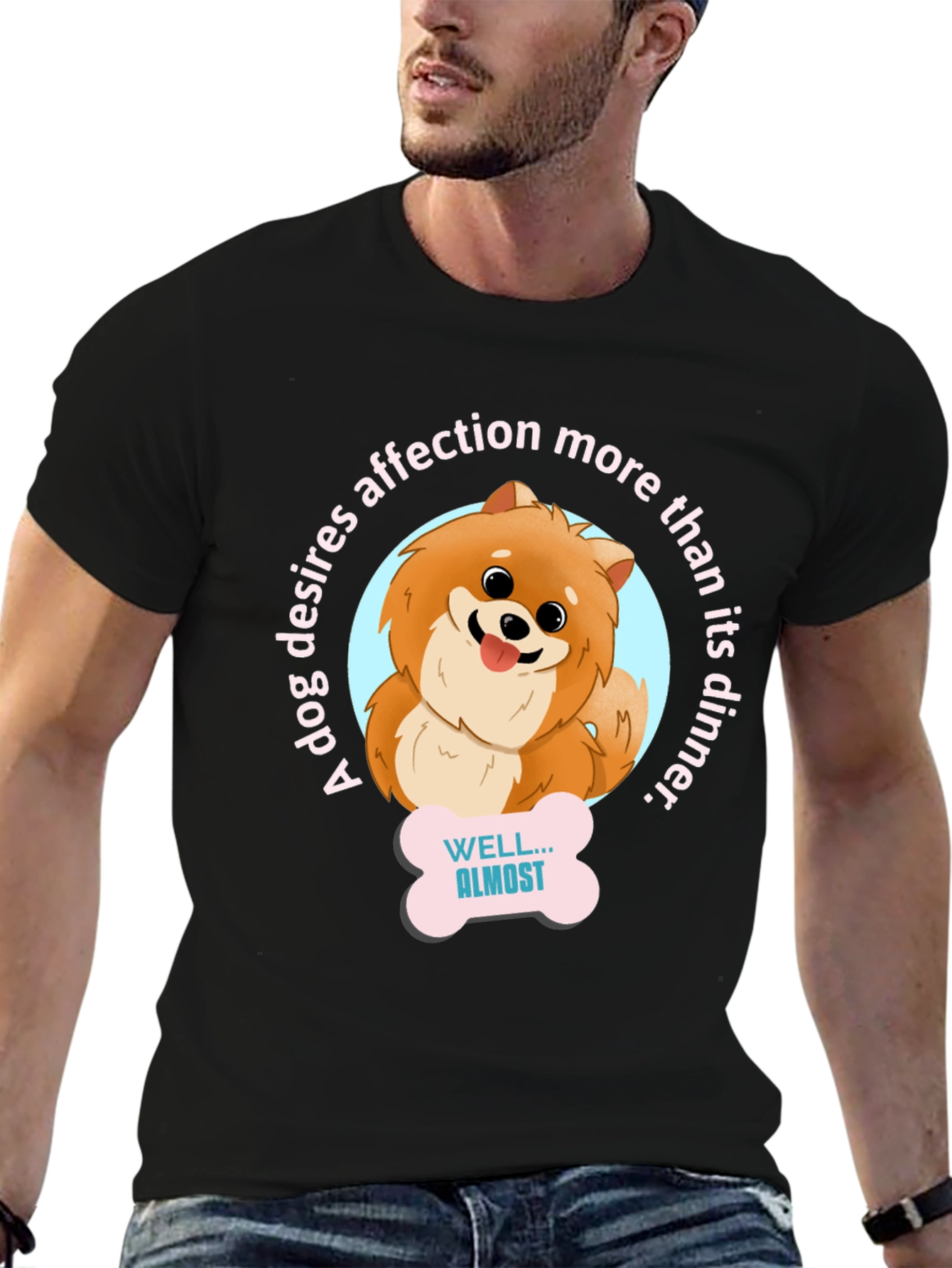 Dog Affection T-Shirt -  Cute Pomeranian Design