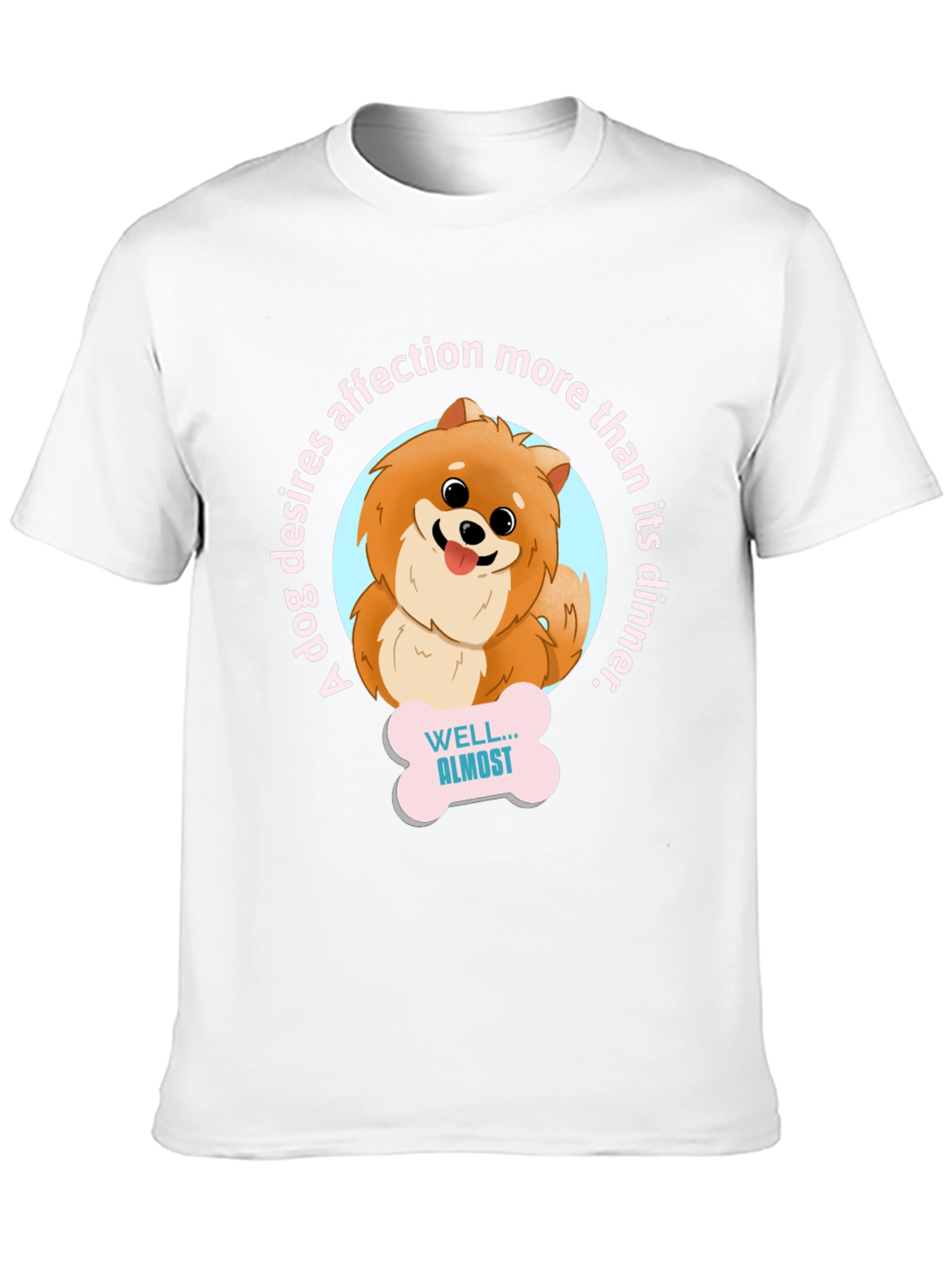 Dog Affection T-Shirt -  Cute Pomeranian Design