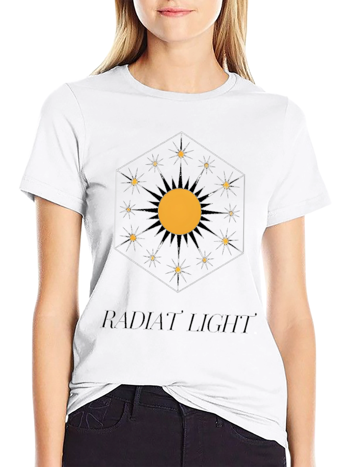Radiant Light Graphic Tee - Stylish Design