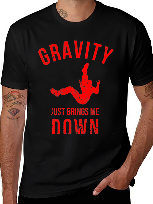 Gravity Brings Me Down Graphic T-Shirt
