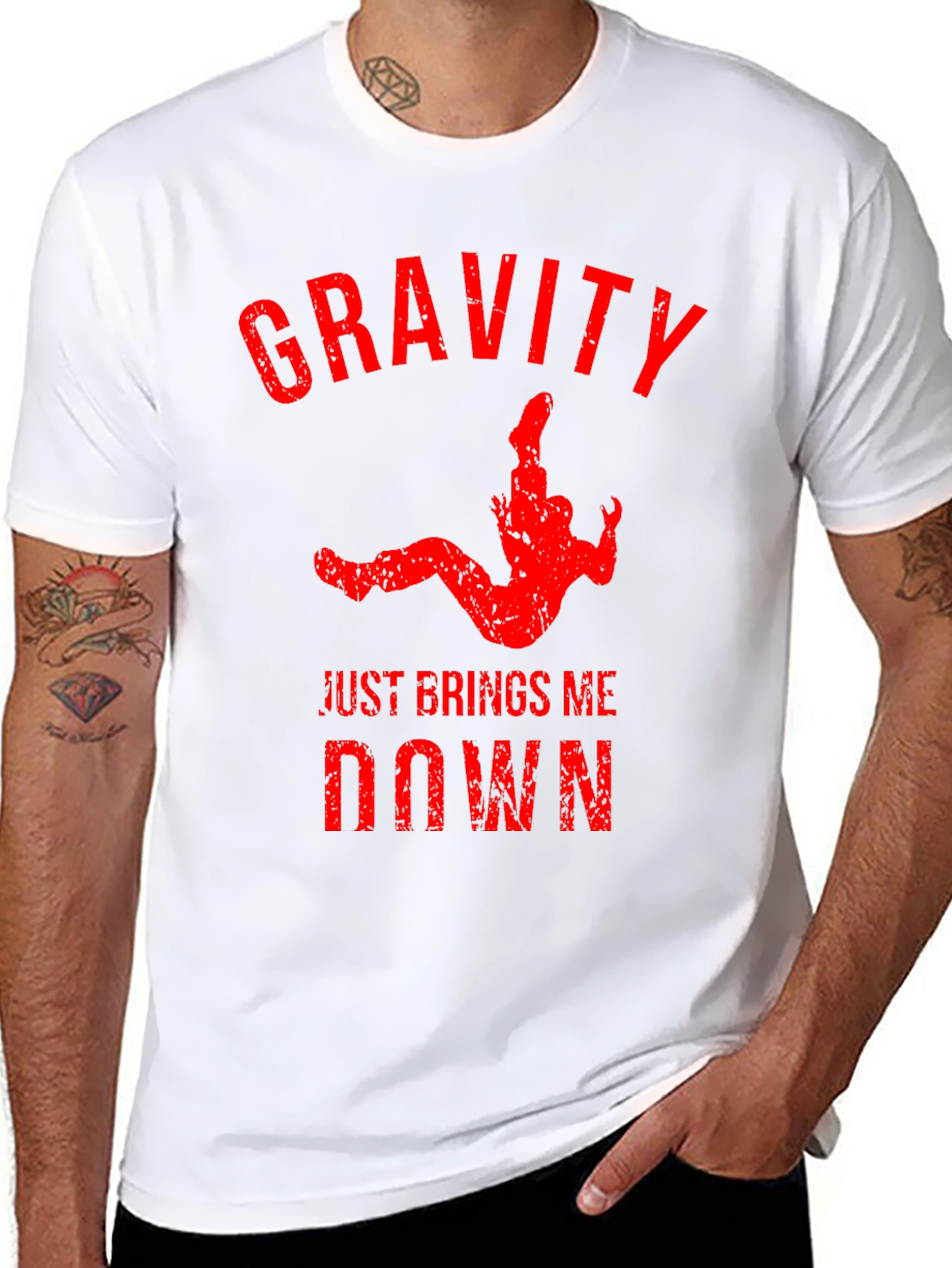 Gravity Brings Me Down Graphic T-Shirt
