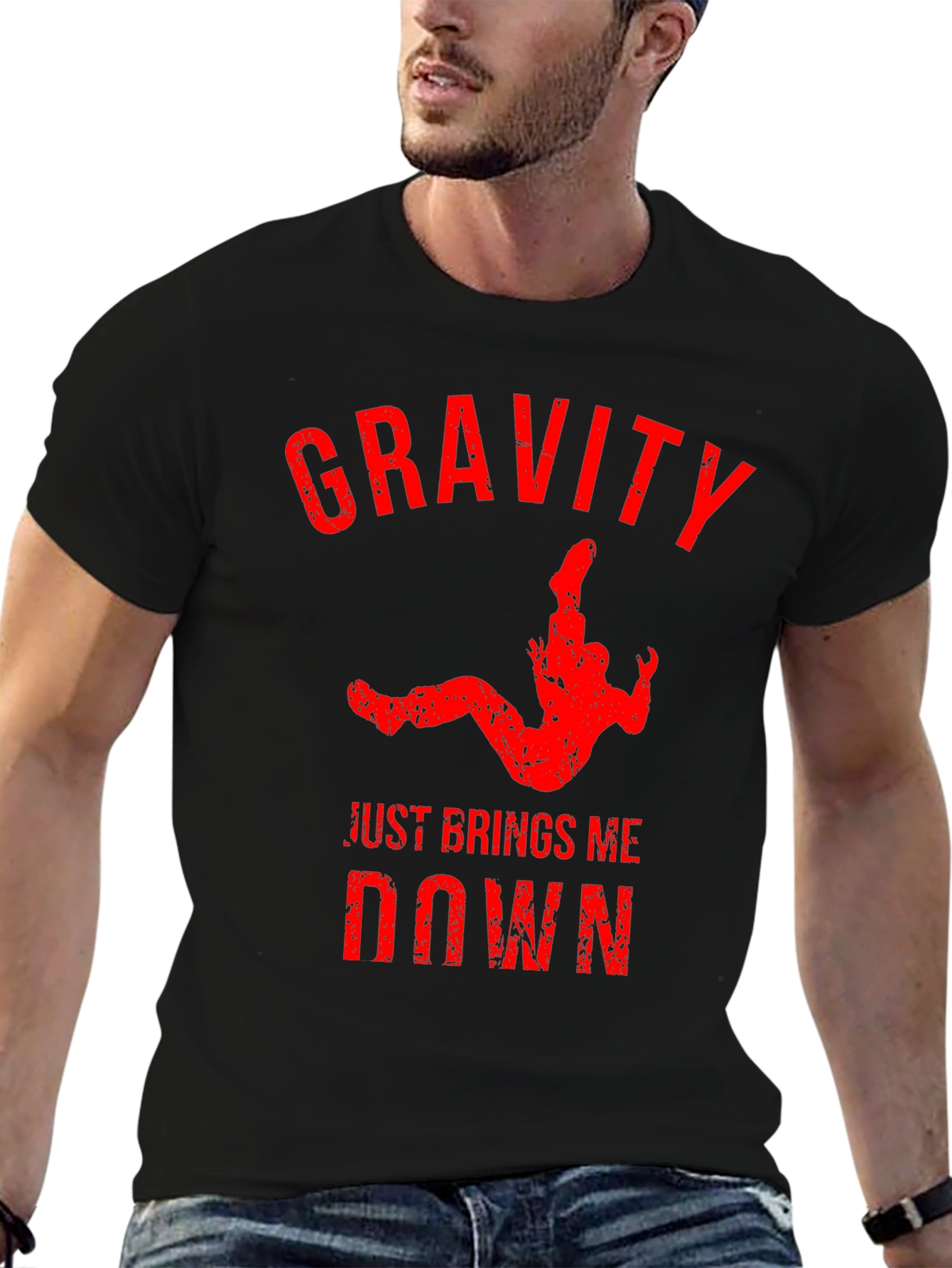 Gravity Brings Me Down Graphic T-Shirt
